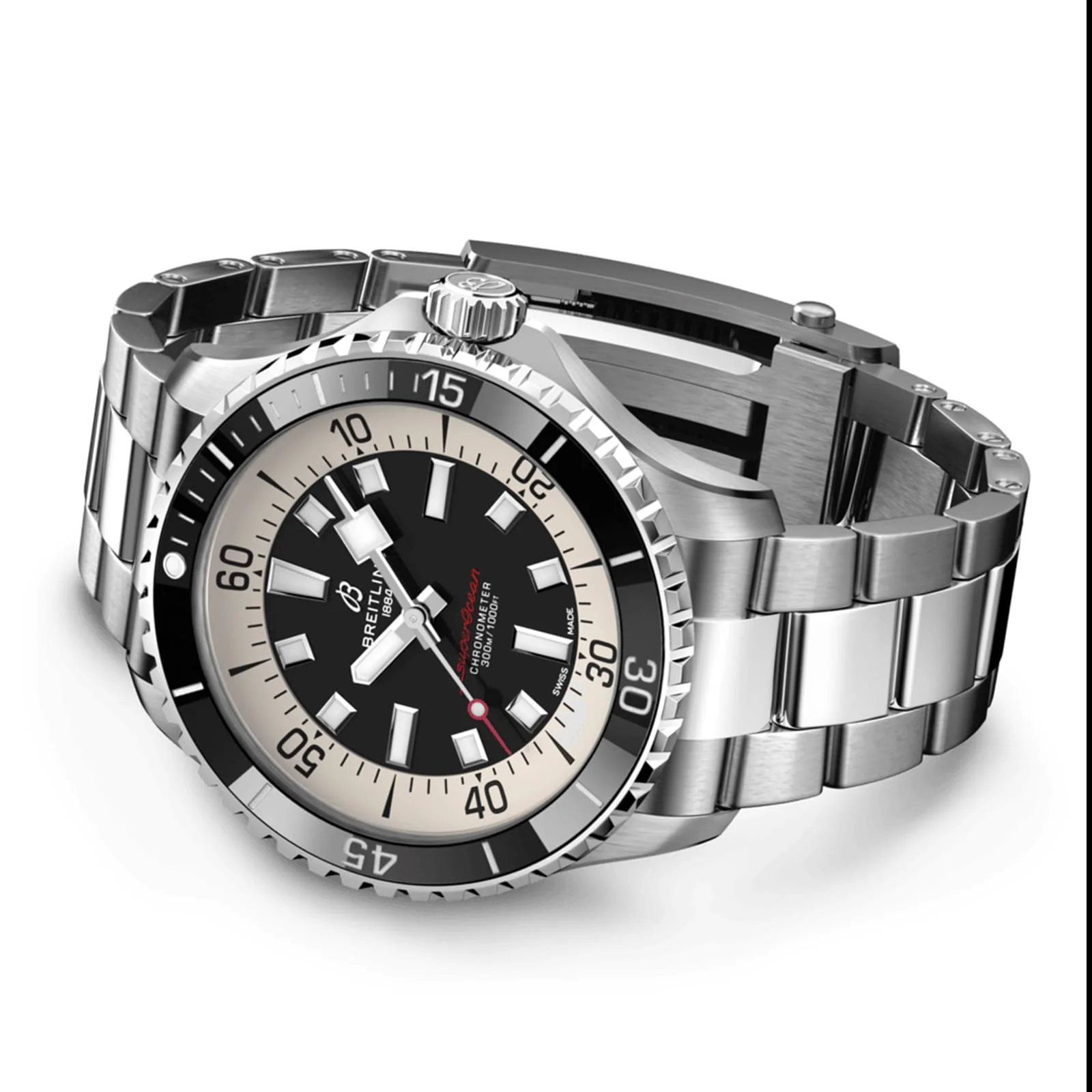 Superocean Automatic 44 | 44mm, Steel, Black Dial - Image 3