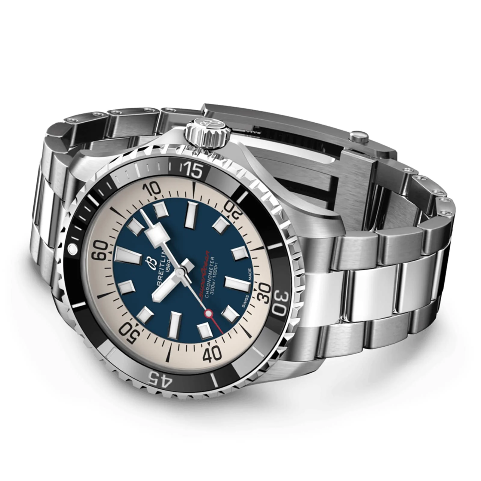 Superocean Automatic 44 | 44mm, Steel, Blue Dial - Image 4