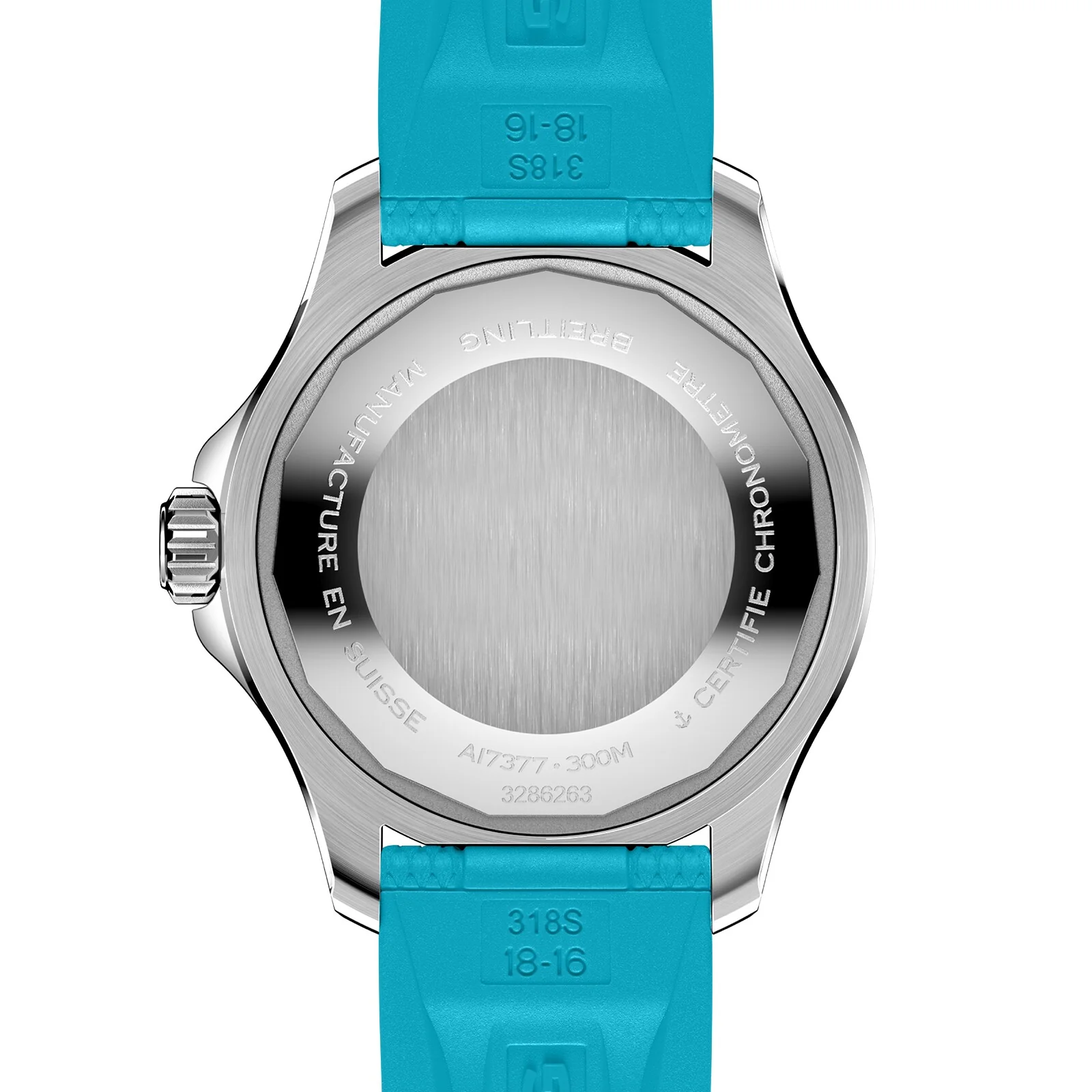 Superocean Automatic 36 | 36mm, Steel, Rubber, Turquoise Dial - Image 2