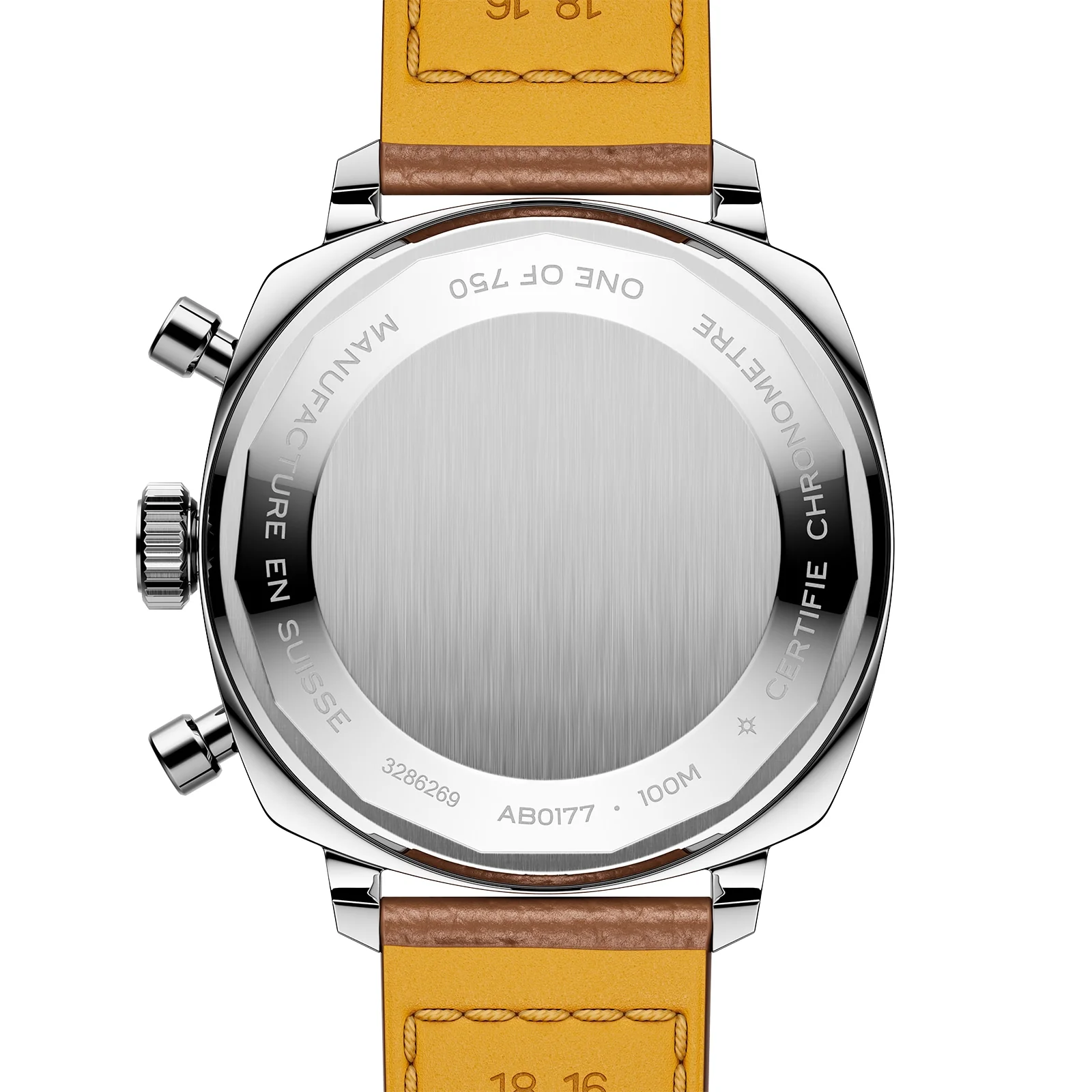 Top Time B01 Racing | 38mm, Steel, Leather, Black Dial - Image 2