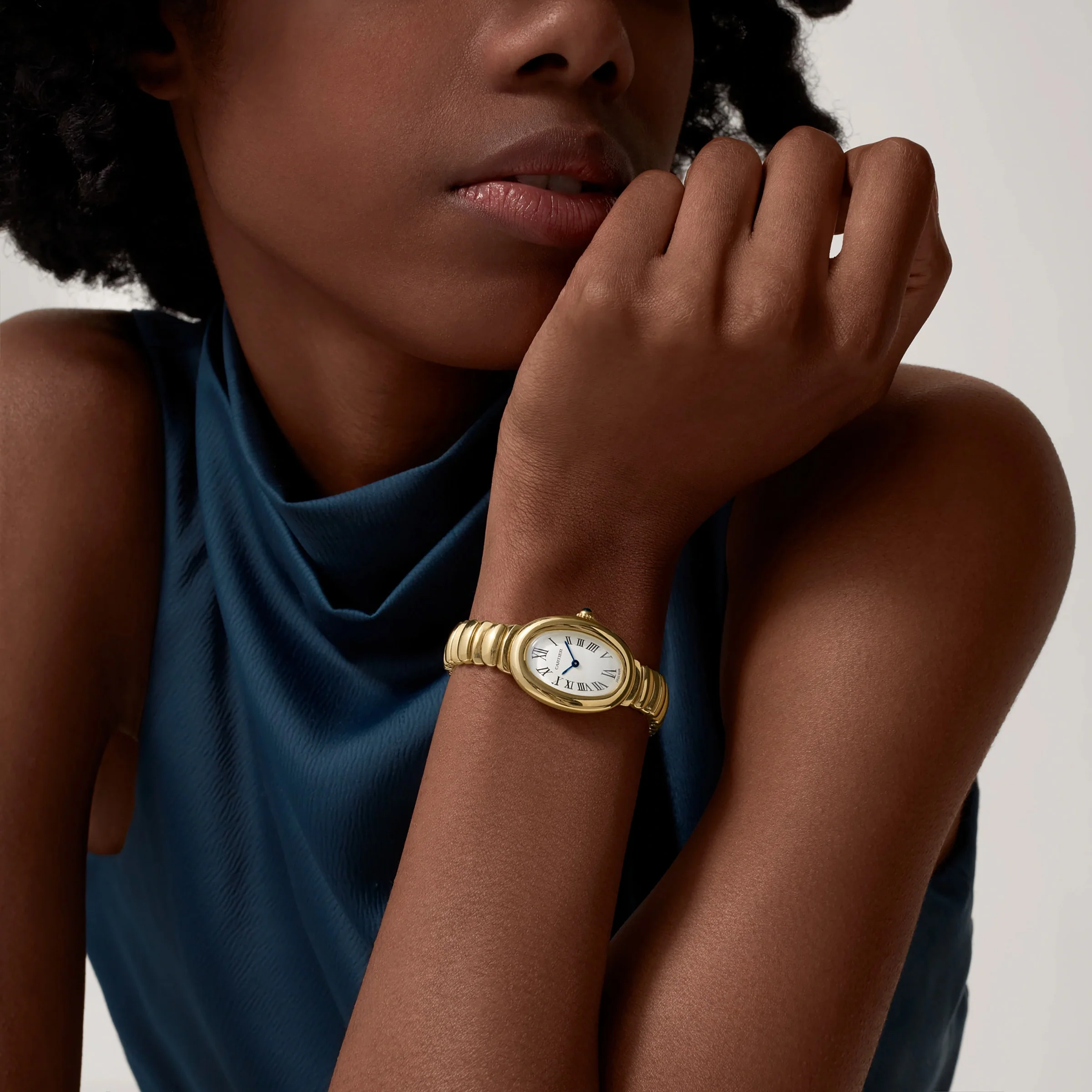 Baignoire Mini Model | 23mm, 18K Yellow Gold, Silver Dial - Image 5