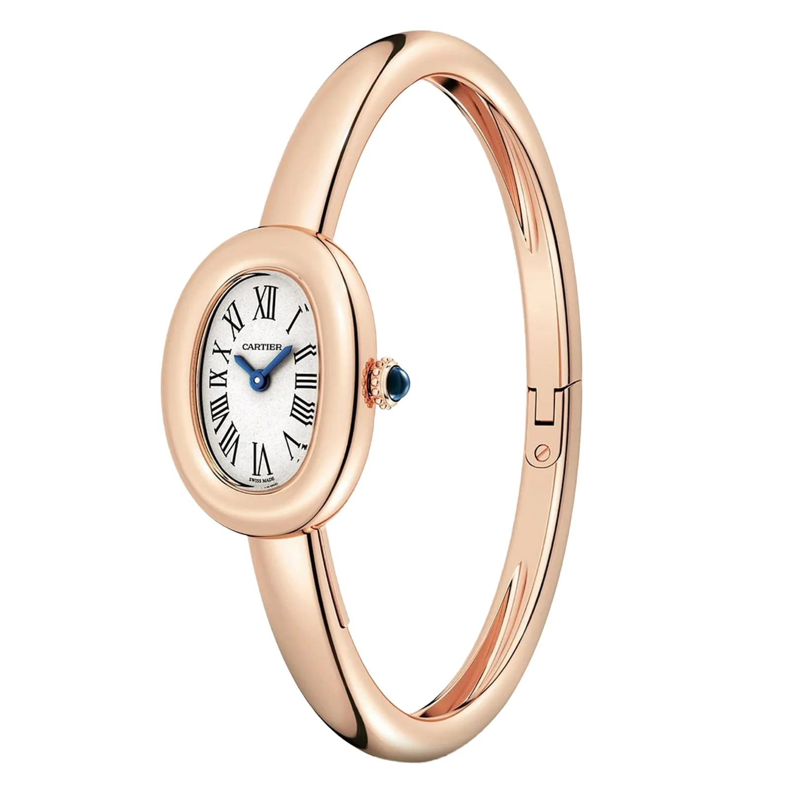 Baignoire Mini Model (Size 15) | 18.5mm, 18K Rose Gold, White Dial - Image 2