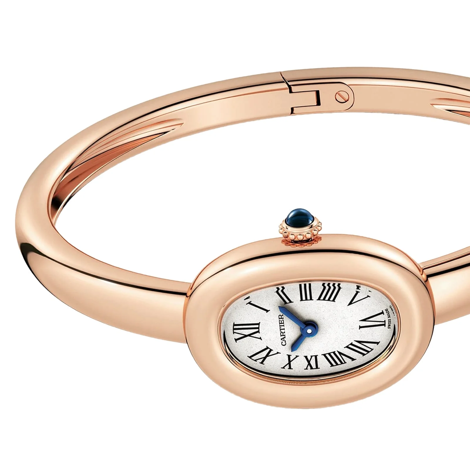 Baignoire Mini Model (Size 15) | 18.5mm, 18K Rose Gold, White Dial - Image 4