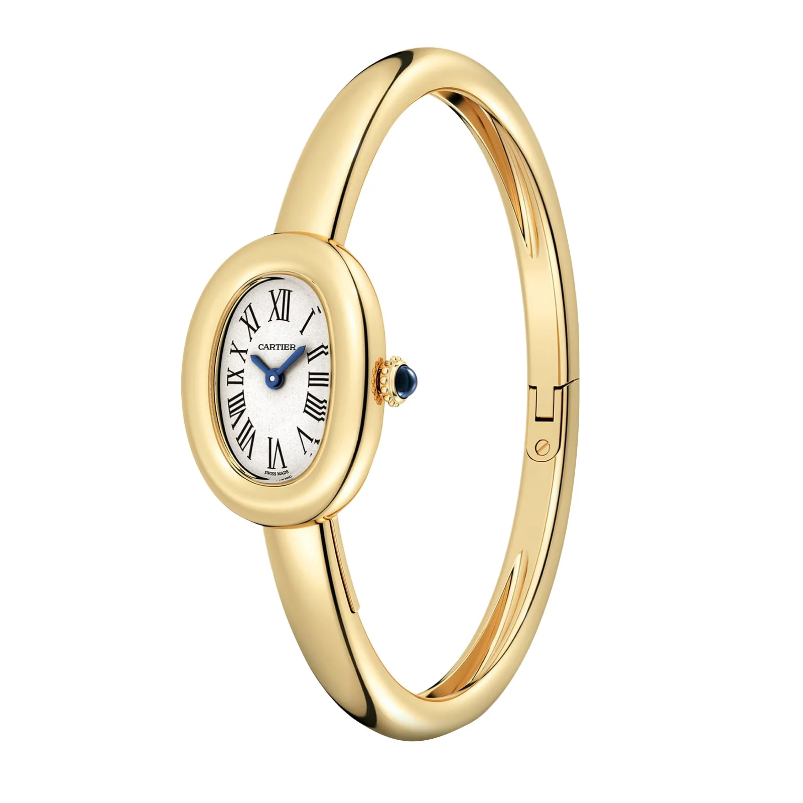 Baignoire Mini Model (Size 17) | 18.5mm, 18K Yellow Gold, White Dial - Image 2