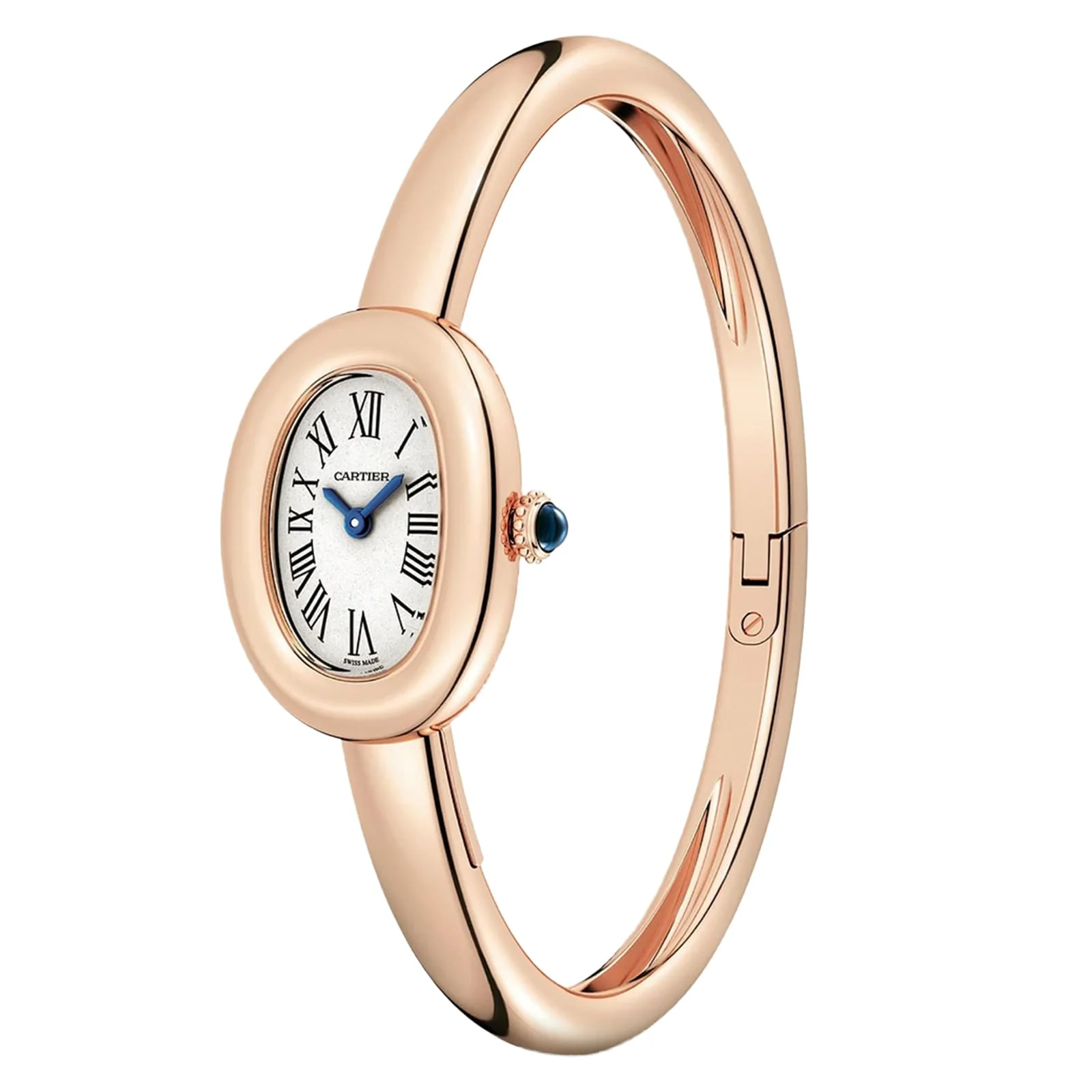Baignoire Mini Model (Size 17) | 18.5mm, 18K Rose Gold, White Dial - Image 2