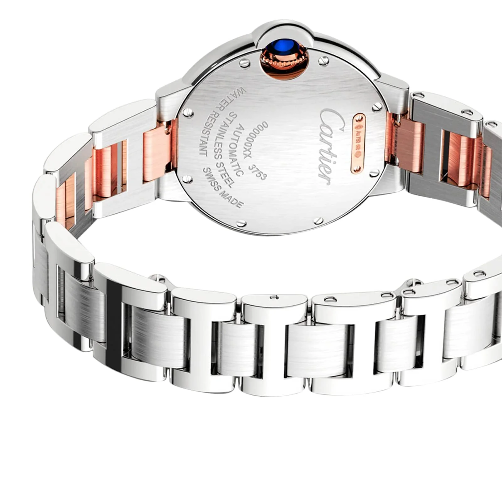 Ballon Bleu de Cartier 33 | 33mm, Two-Tone Steel & 18K Rose Gold, Silver Dial - Image 6