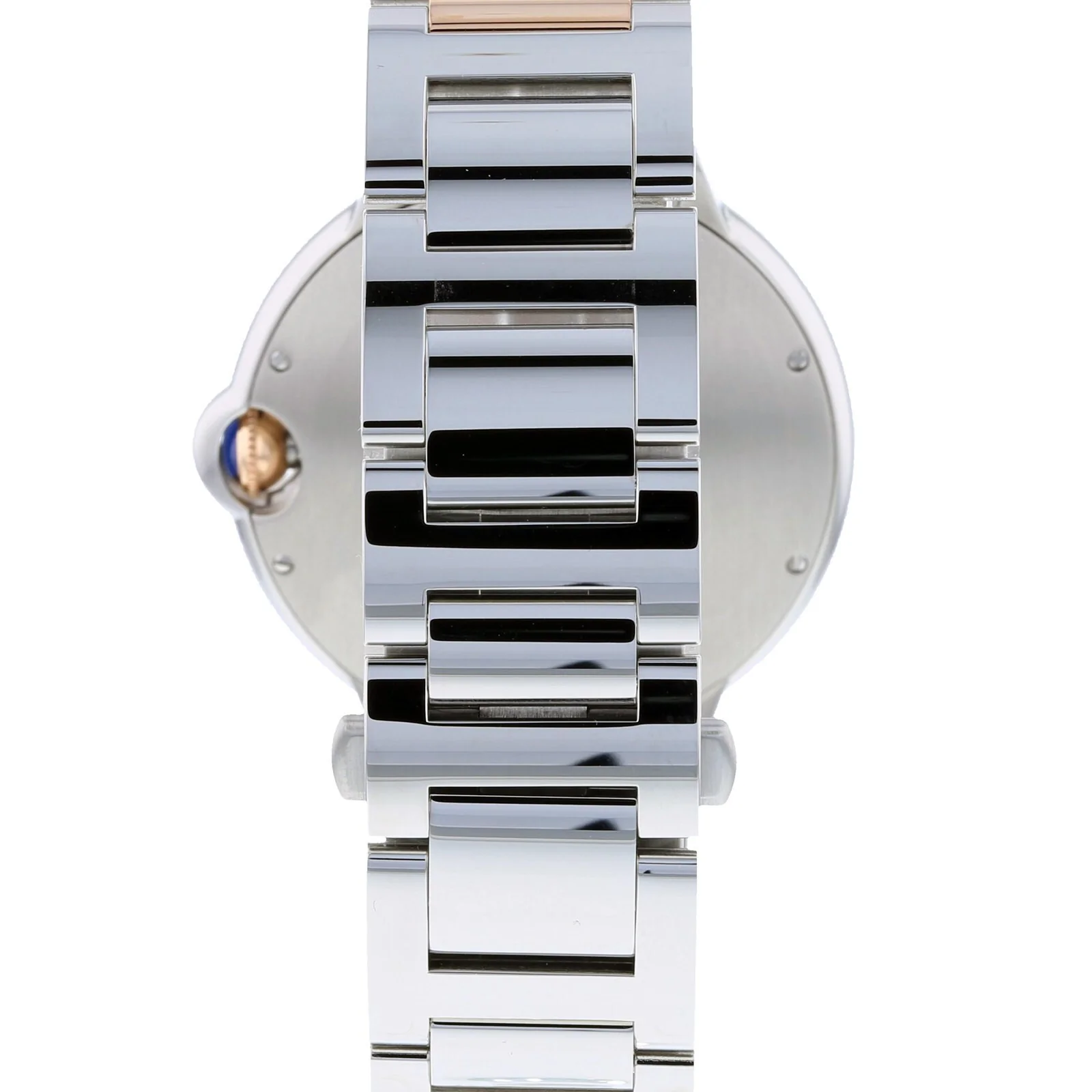 Ballon Bleu de Cartier | 42mm, Steel & 18K Rose Gold, Silvered Dial - Image 3