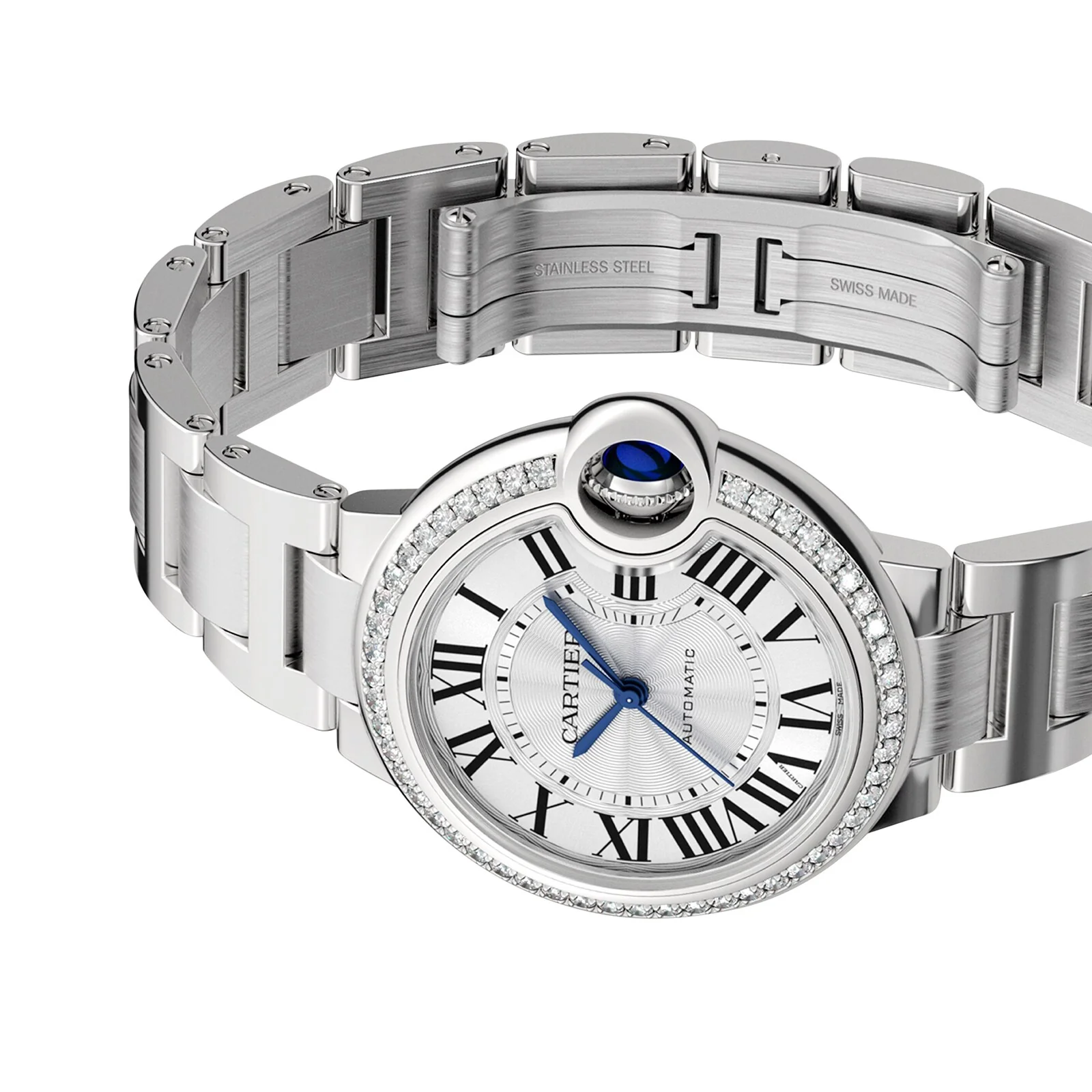 Ballon Bleu de Cartier 33 | 33mm, Steel, Silver Dial, Ref. W4BB0023 - Image 3