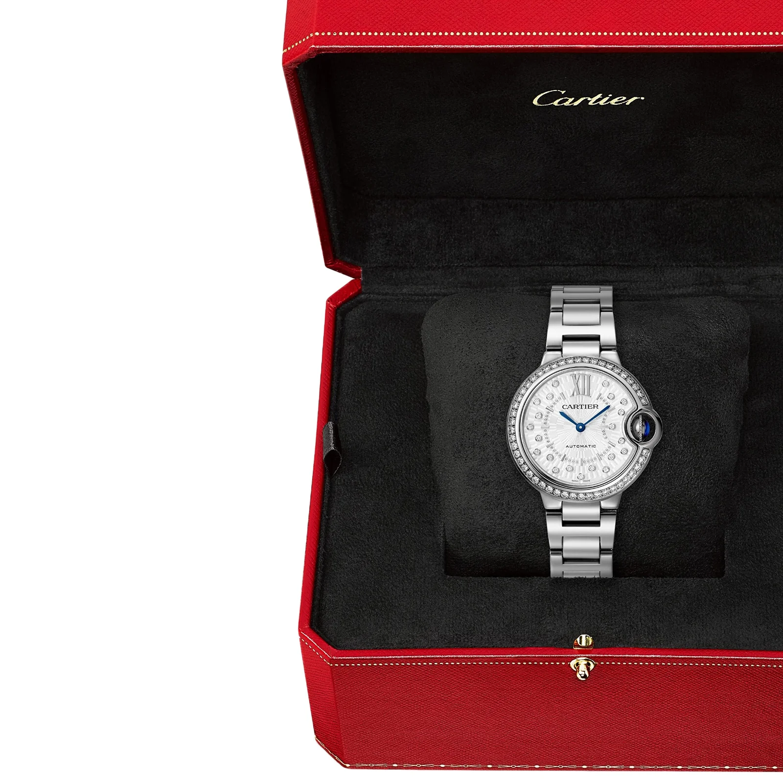 Ballon Bleu de Cartier 33 | 33mm, Steel, Diamond Grey Dial - Image 6