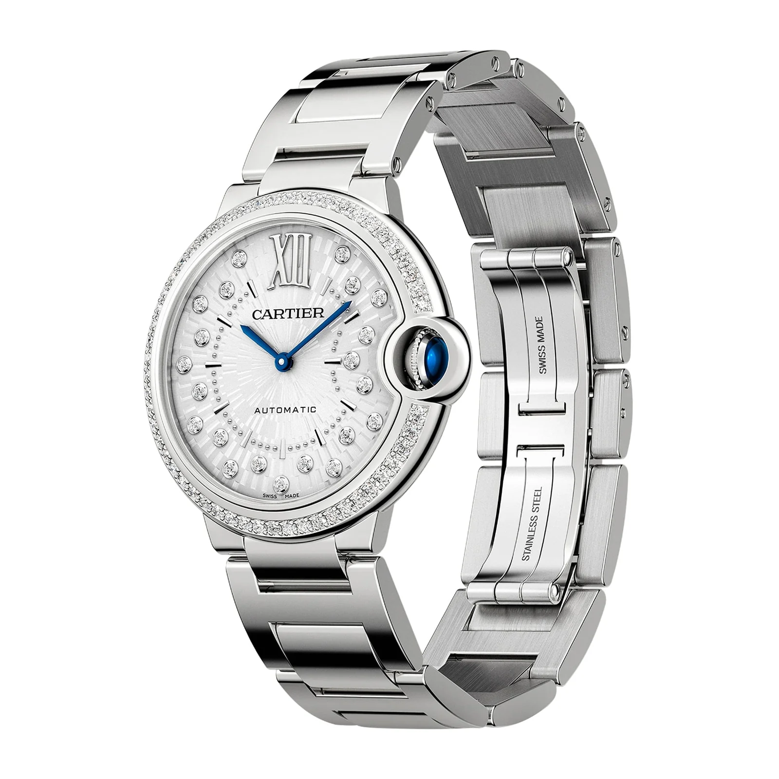 Ballon Bleu de Cartier | 36mm, Steel, Diamond Grey Dial - Image 2