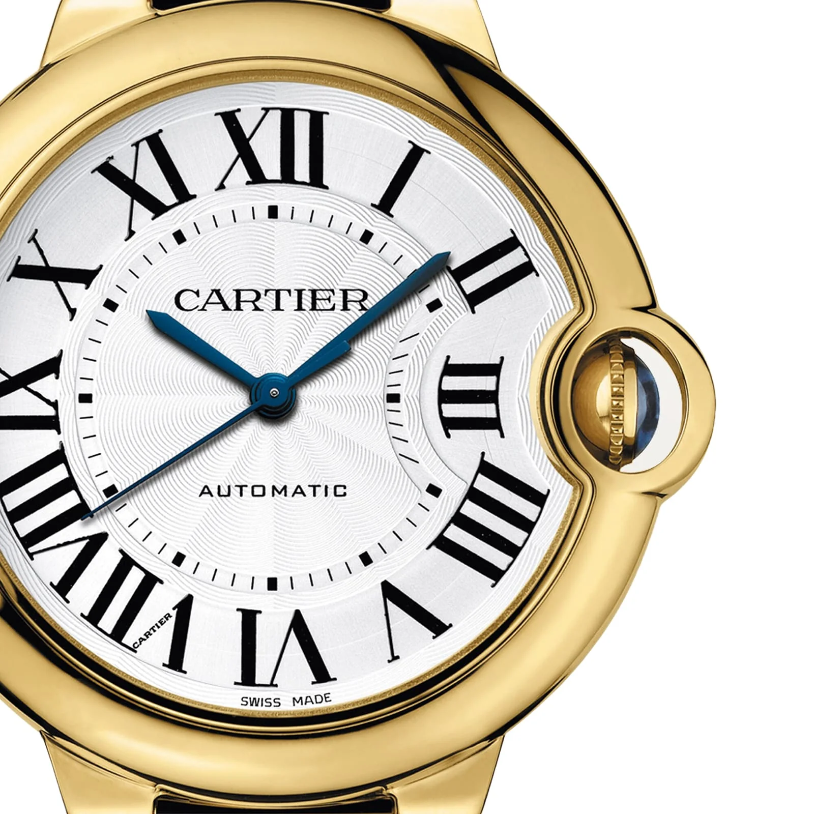 Ballon Bleu de Cartier 36 | 36mm, 18K Yellow Gold, Silver Dial - Image 2