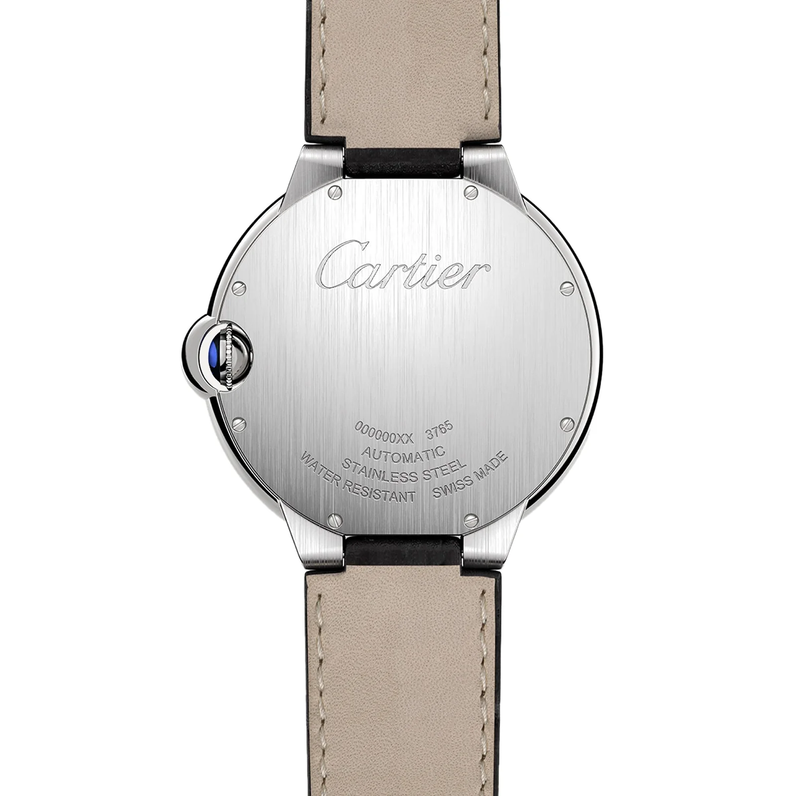 Ballon Bleu de Cartier 42 | 42mm, Steel, Alligator Leather, Silver Dial - Image 4