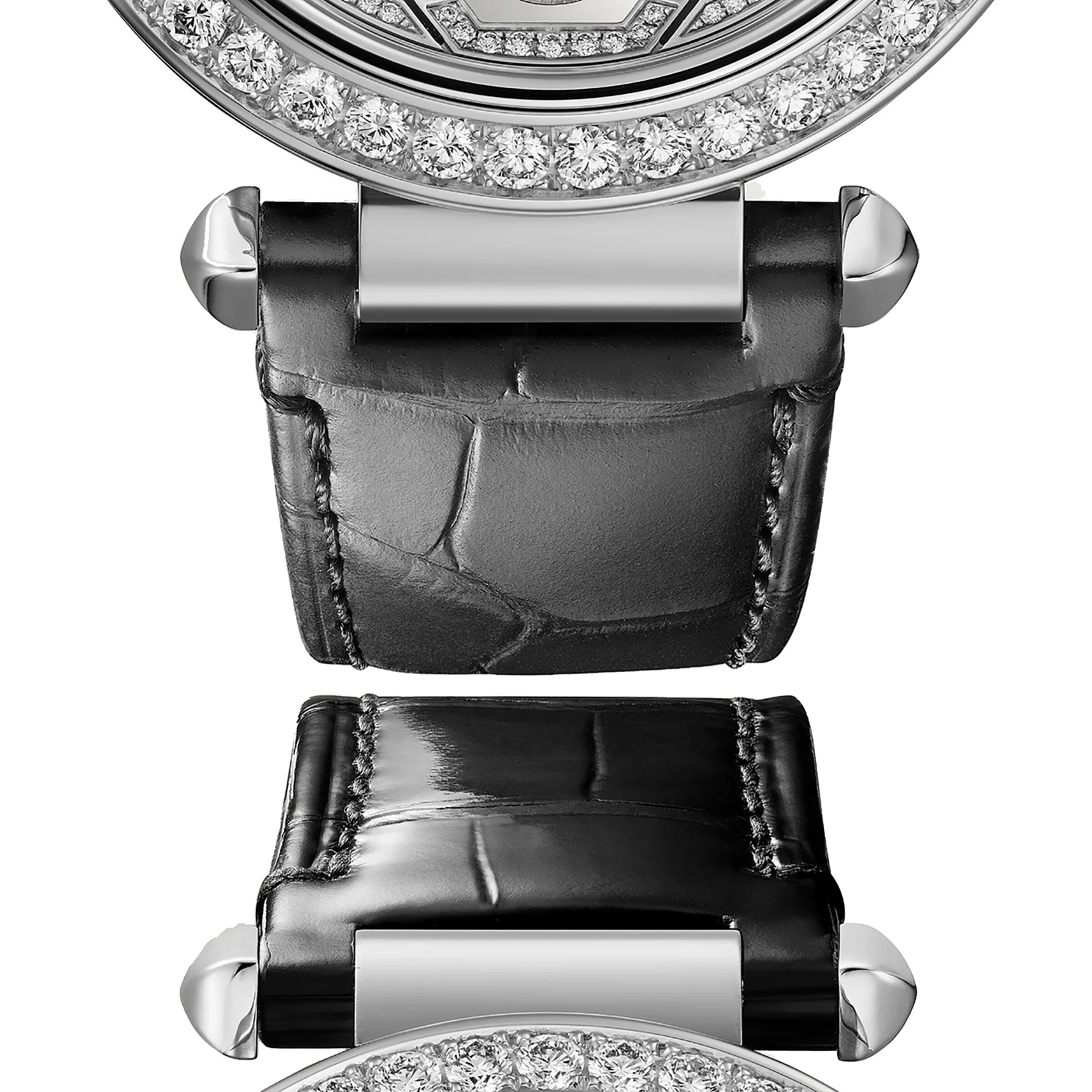 Panthère Jewelry | 41mm, 18K White Gold, Alligator Leather, Diamond White Dial - Image 2