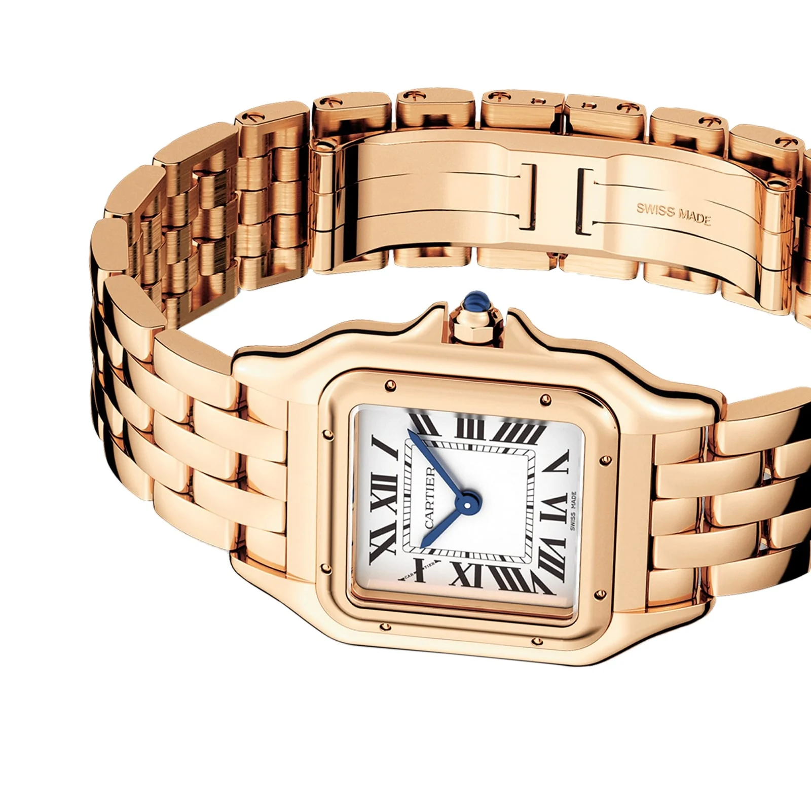 Panthère de Cartier Medium Model | 27mm, 18K Rose Gold, Silver Dial, Ref. WGPN0007 - Image 3