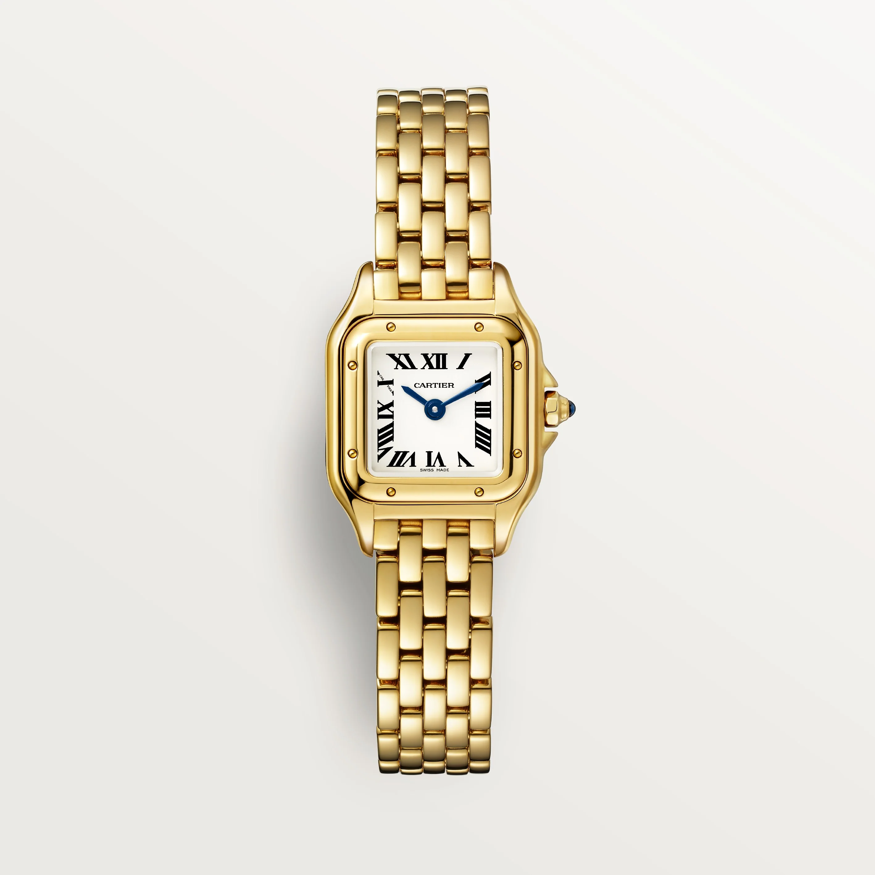 Panthère de Cartier Mini Model | 19mm, 18K Yellow Gold, Silver Dial, Ref. WGPN0048
