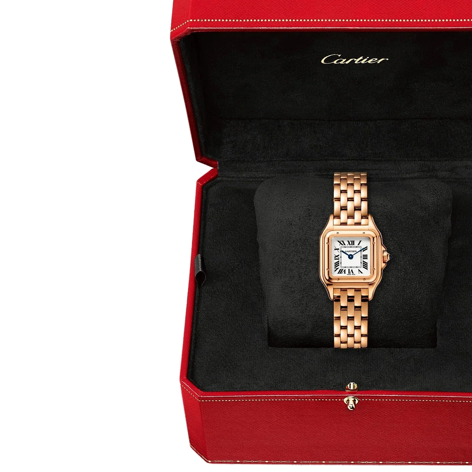 Panthère de Cartier Small Model | 23mm, 18K Rose Gold, White Dial - Image 6