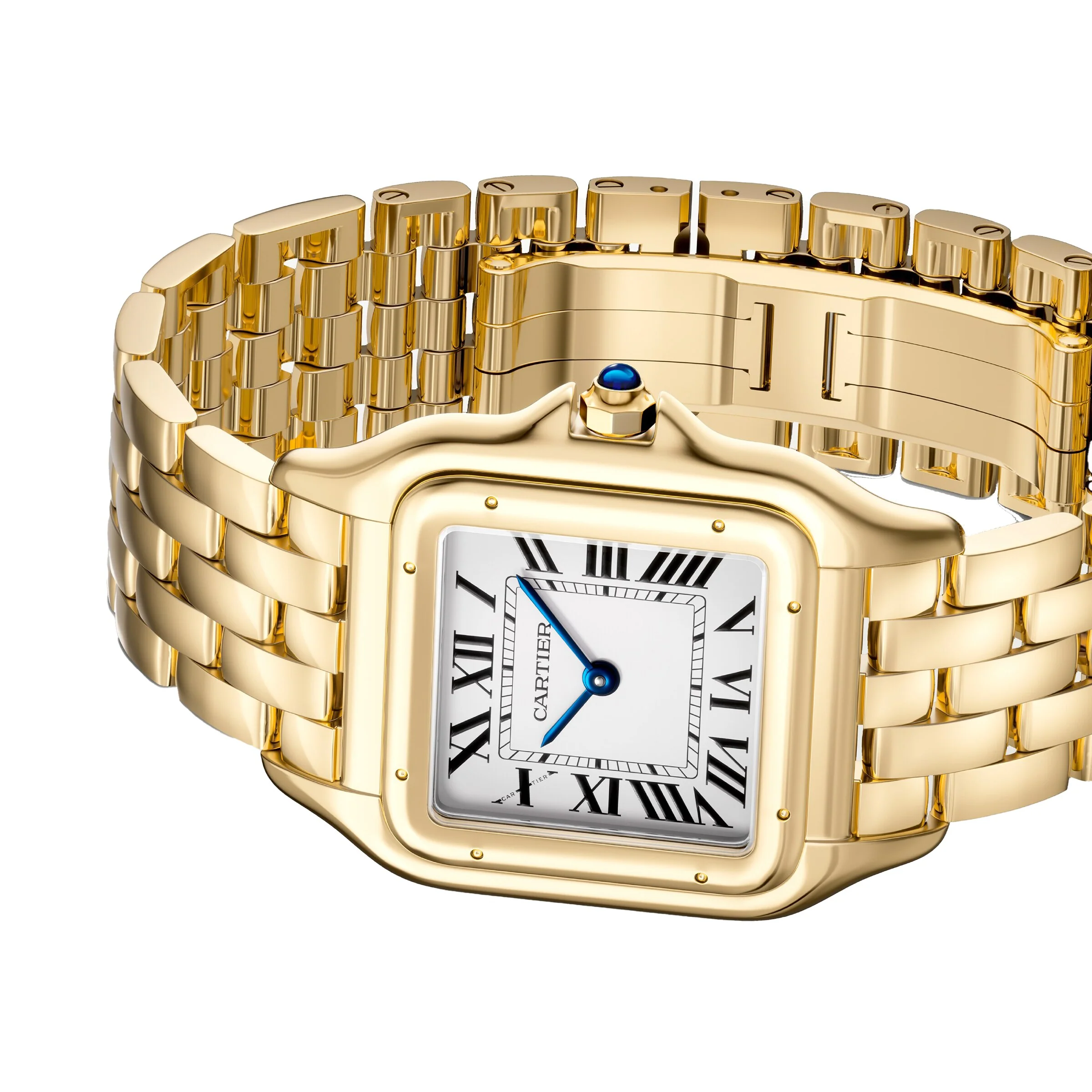 Panthère de Cartier Large Model | 31mm, 18K Yellow Gold, Silver Dial - Image 3