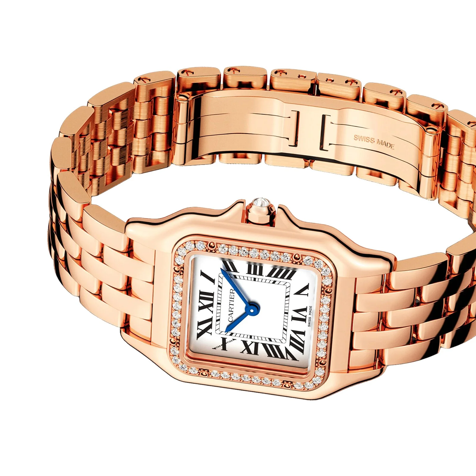 Panthère de Cartier Medium Model | 27mm, 18K Rose Gold, Silver Dial, Ref. WJPN0009 - Image 3