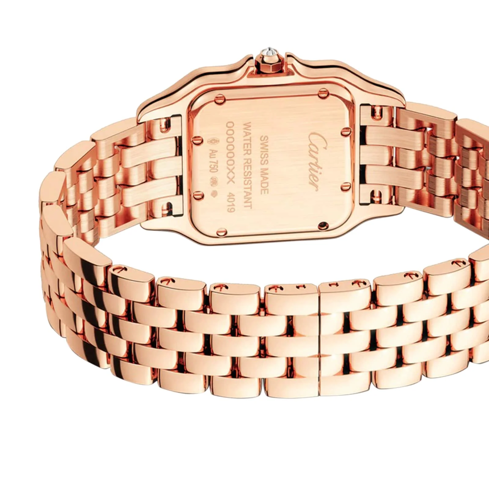 Panthère de Cartier Medium Model | 27mm, 18K Rose Gold, Silver Dial, Ref. WJPN0009 - Image 4