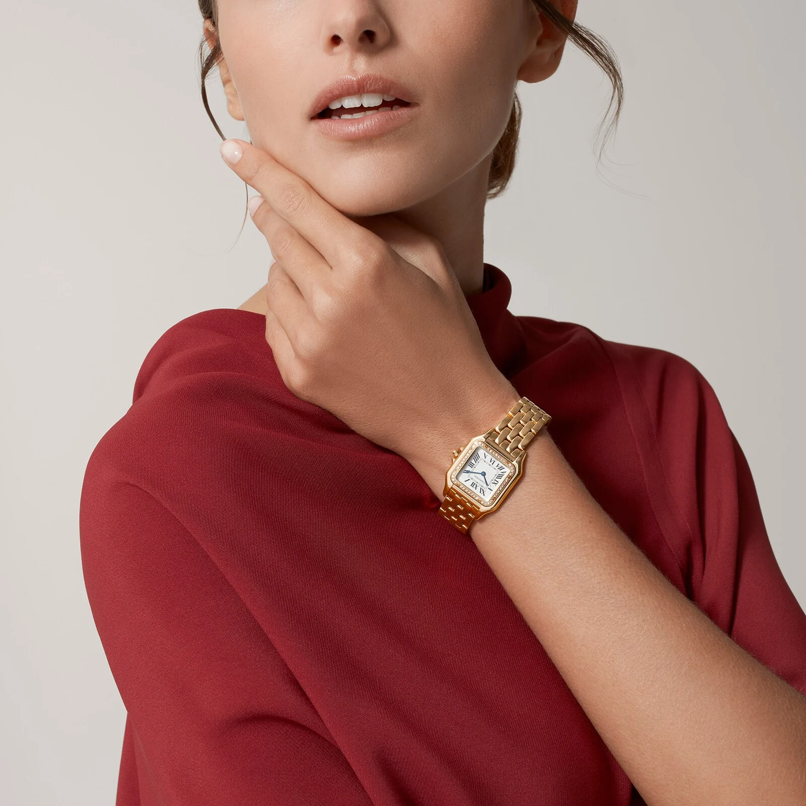 Panthère de Cartier Medium Model | 27mm, 18K Rose Gold, Silver Dial, Ref. WJPN0009 - Image 6