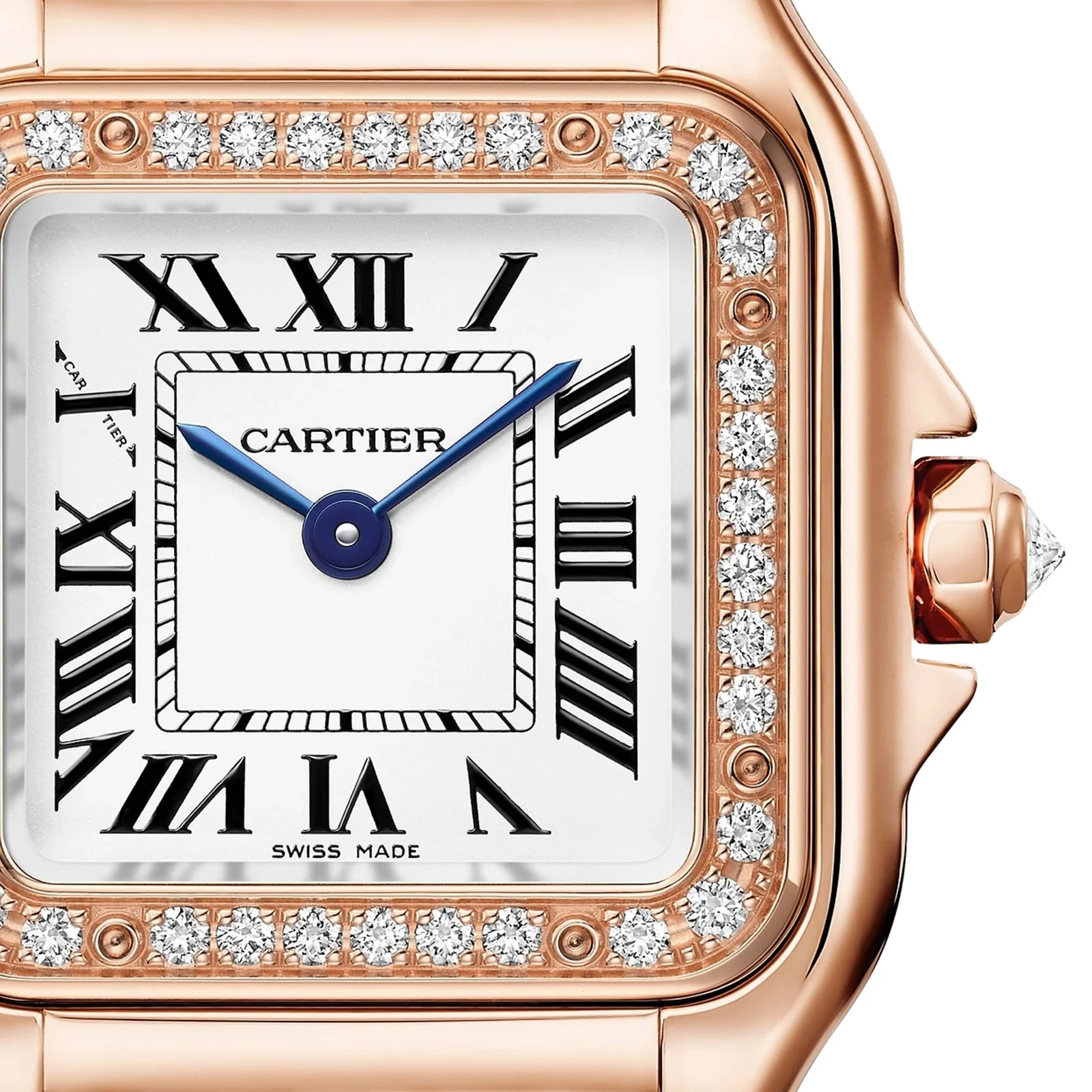 Panthère de Cartier Small Model | 22mm, 18K Rose Gold, White Dial - Image 6