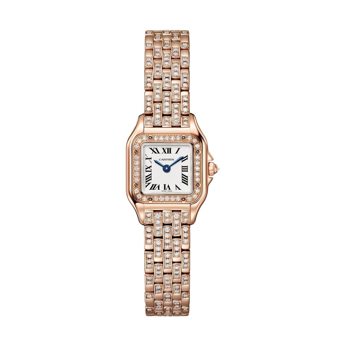 Panthère de Cartier Mini Model | 20mm, 18K Rose Gold, Silvered Dial