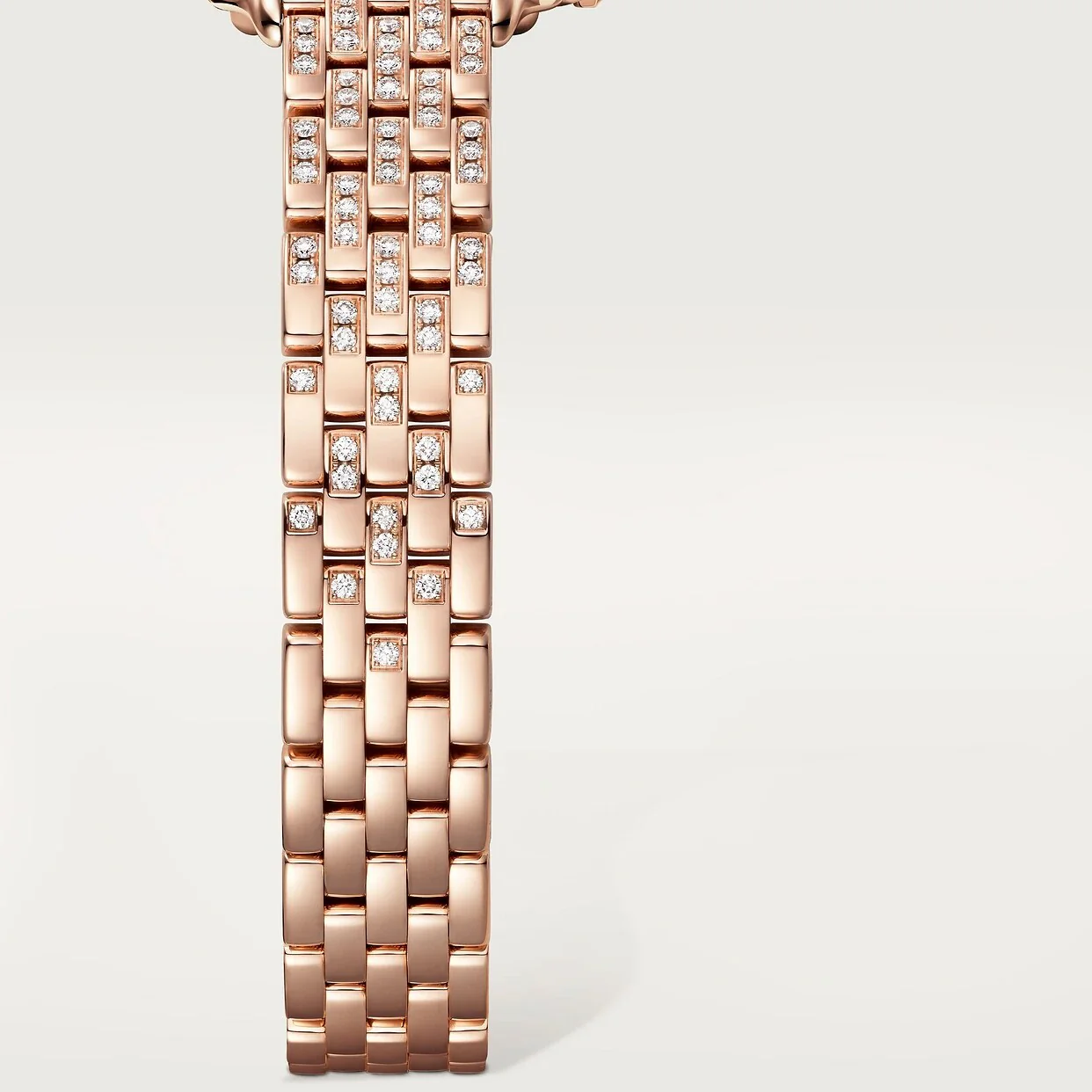 Panthère de Cartier Mini Model | 20mm, 18K Rose Gold, Silvered Dial - Image 2