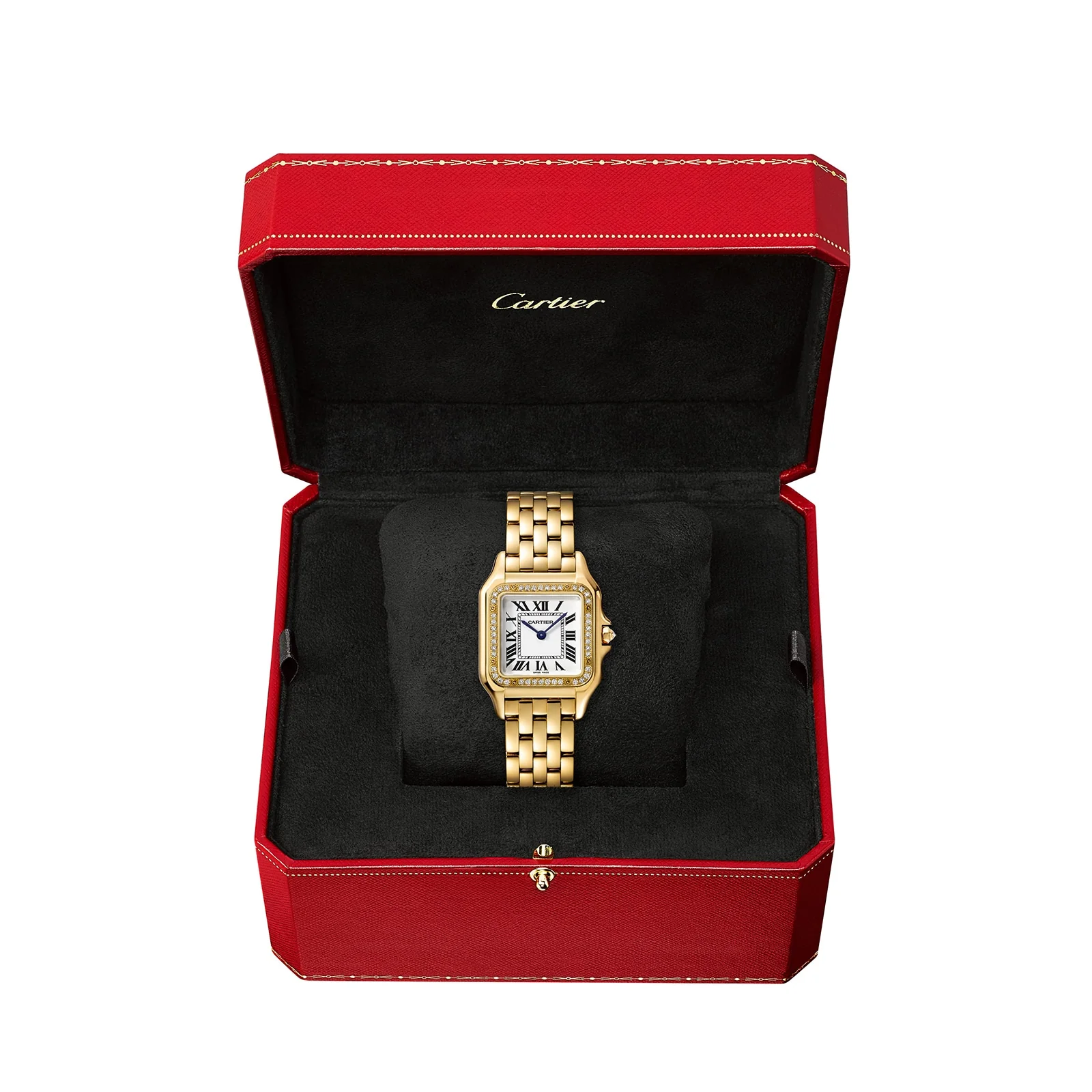 Panthère de Cartier Medium Model | 27mm, 18K Yellow Gold, Silver Dial - Image 6