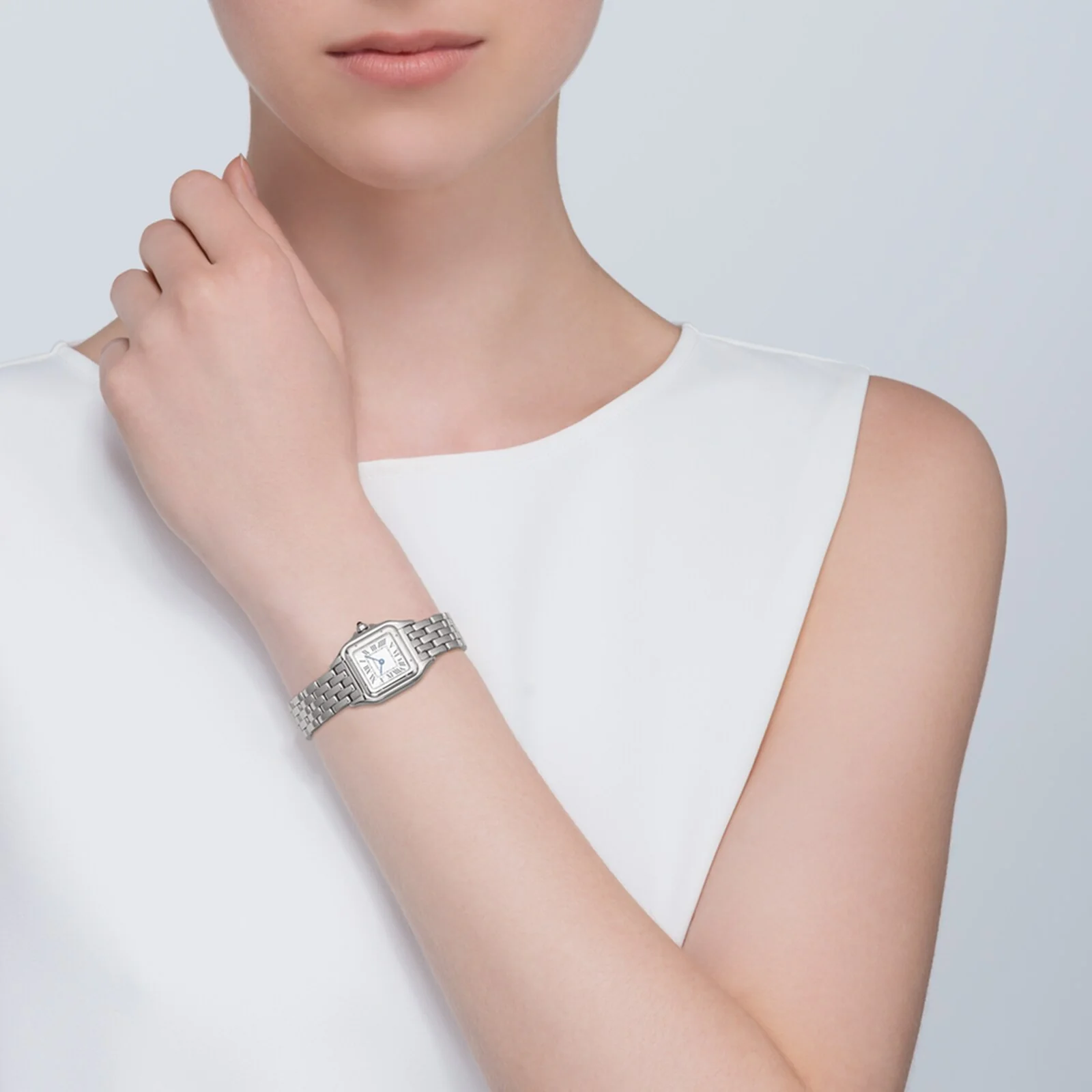 Panthère de Cartier Small Model | 23mm, Steel, Silver Dial, Ref. WSPN0013 - Image 2