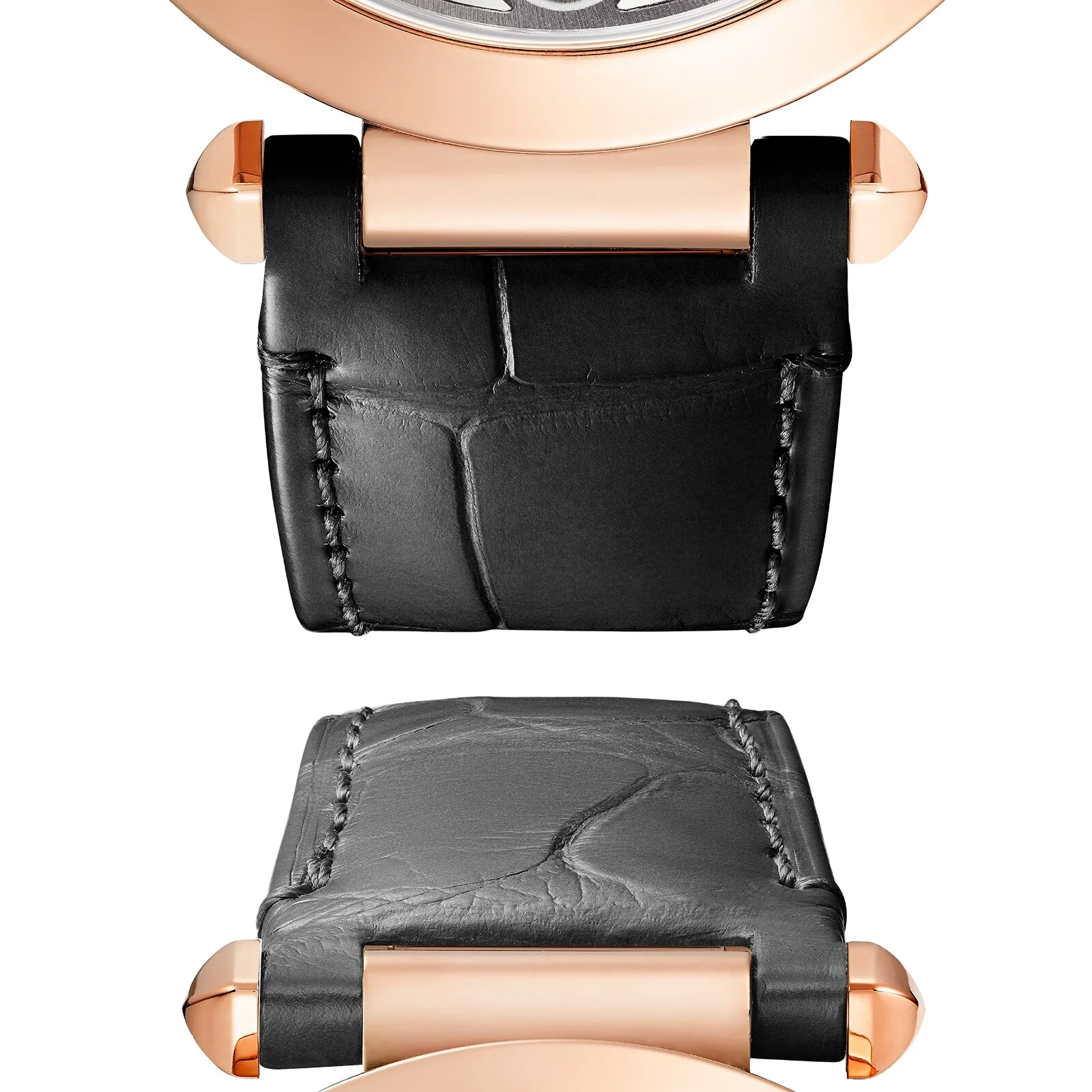 Pasha de Cartier | 41mm, 18K Rose Gold, Leather, Silver Dial - Image 3