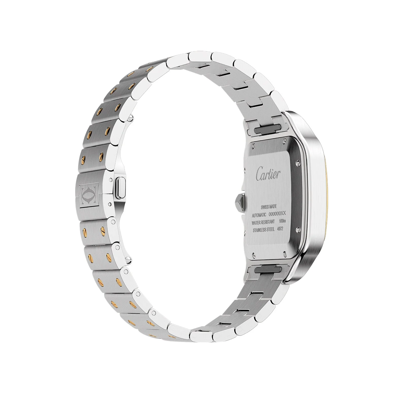 Santos de Cartier Large Model | 40mm, Two-Tone Steel & 18K Yellow Gold, Silver Dial - Image 7