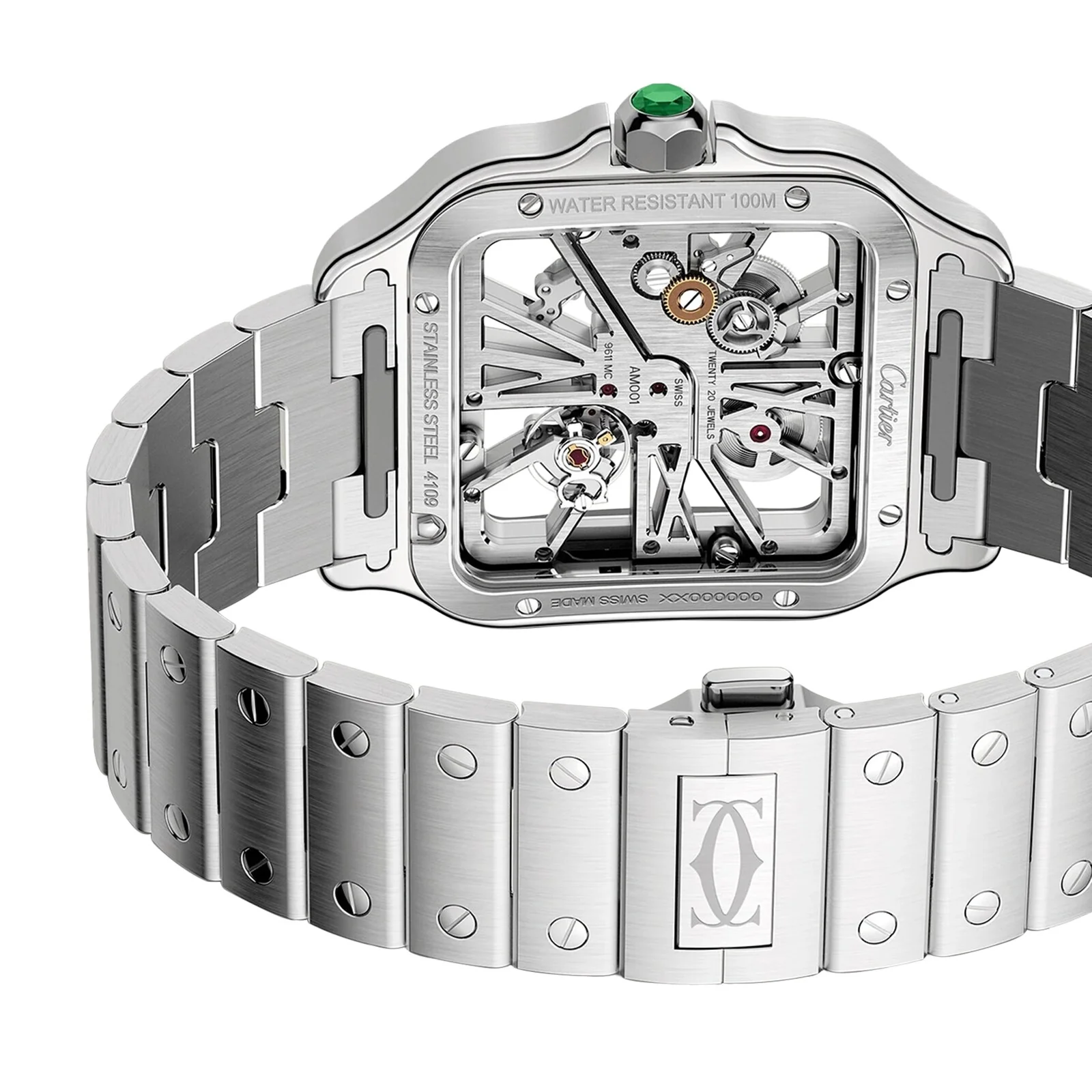 Santos de Cartier Skeleton | 40mm, Steel - Image 4