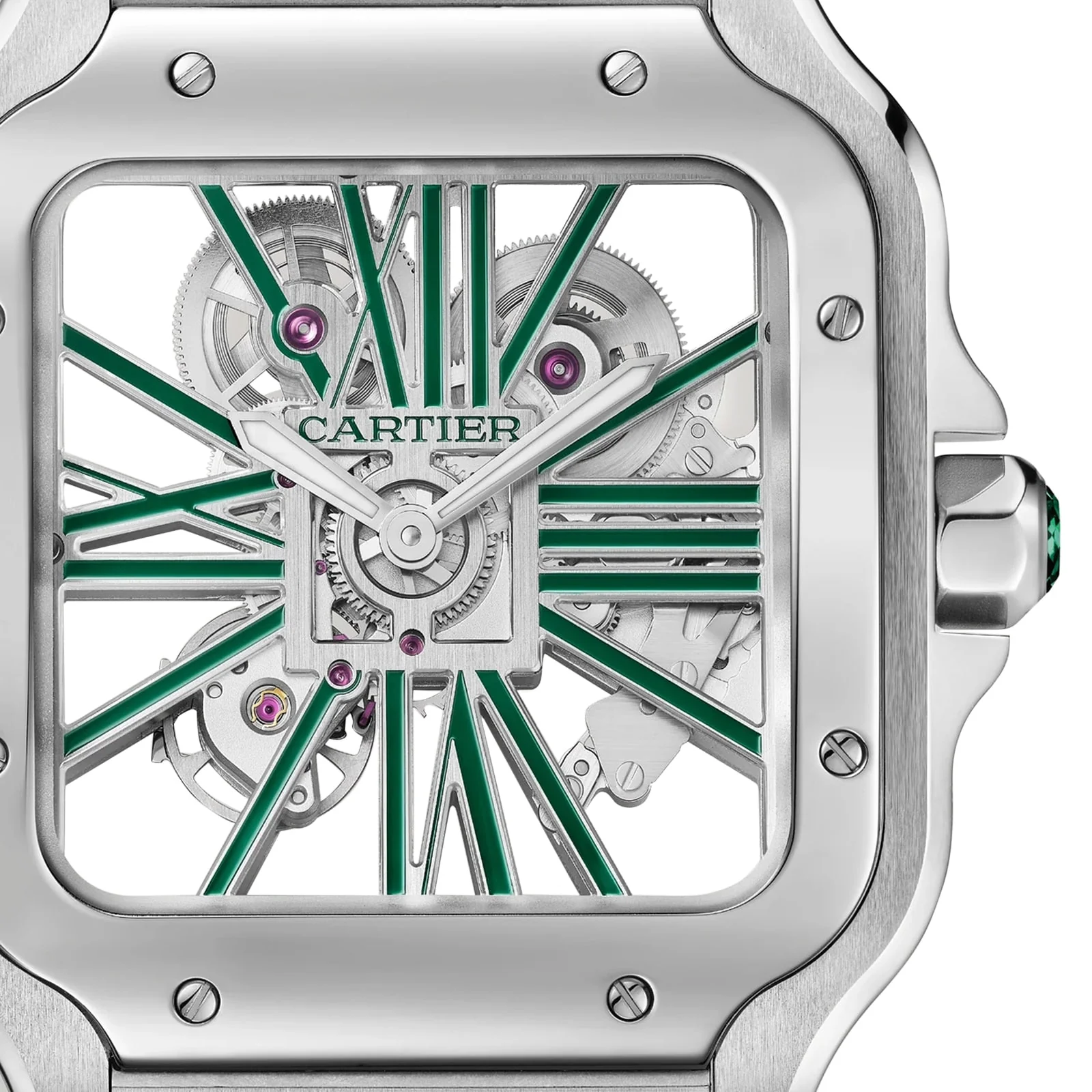 Santos de Cartier Skeleton | 40mm, Steel - Image 7