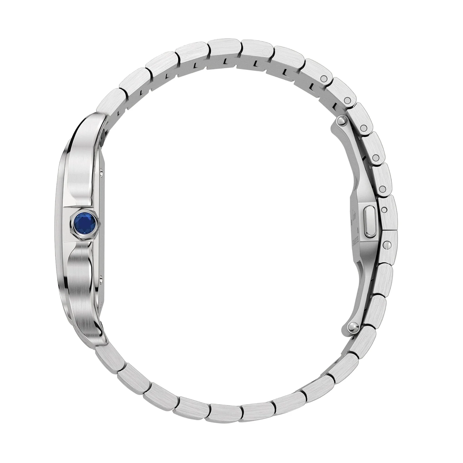 Santos de Cartier | 35mm, Steel, Blue Dial - Image 4