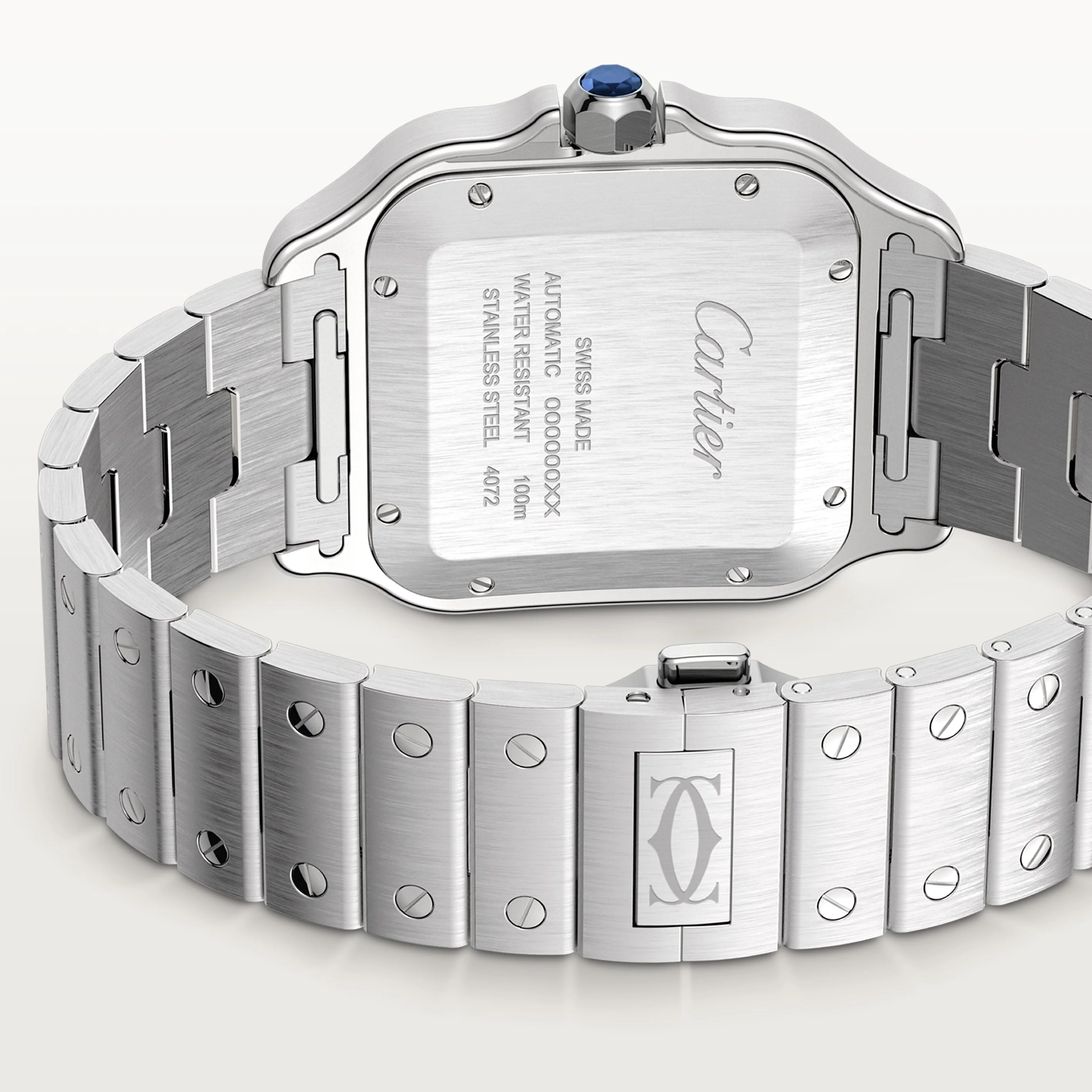 Santos de Cartier Large Model | 40mm, Steel, Brown Dial - Image 6