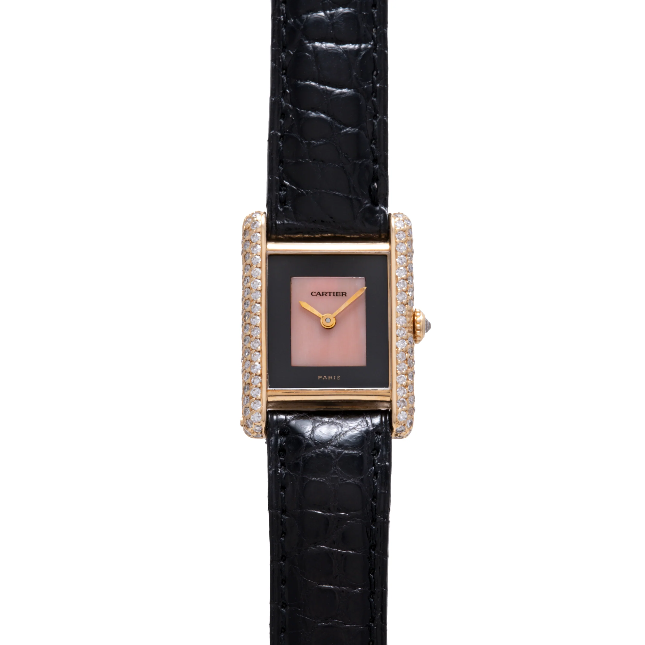 Cartier Tank ‘Onyx and Coral’
