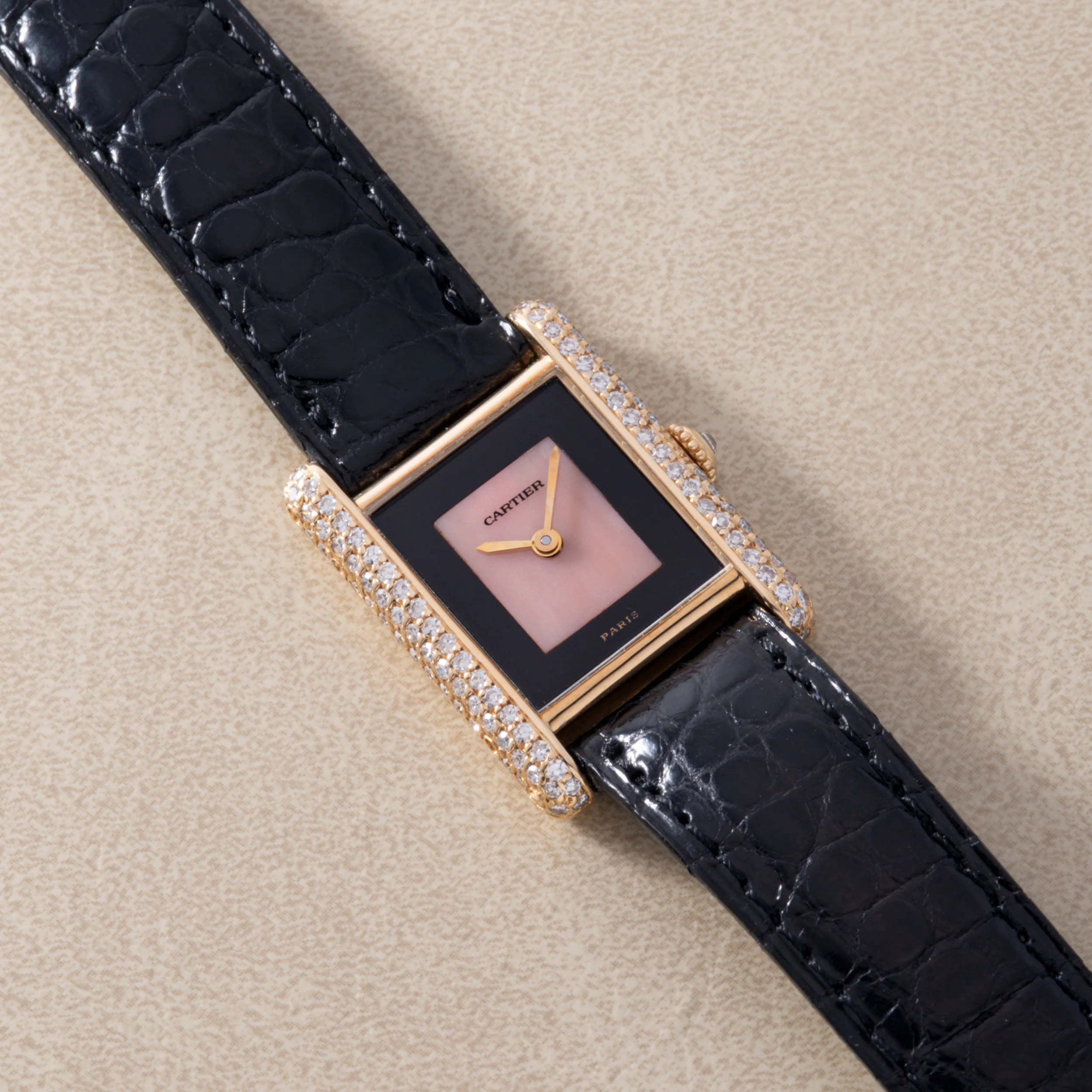 Cartier Tank ‘Onyx and Coral’ - Image 5