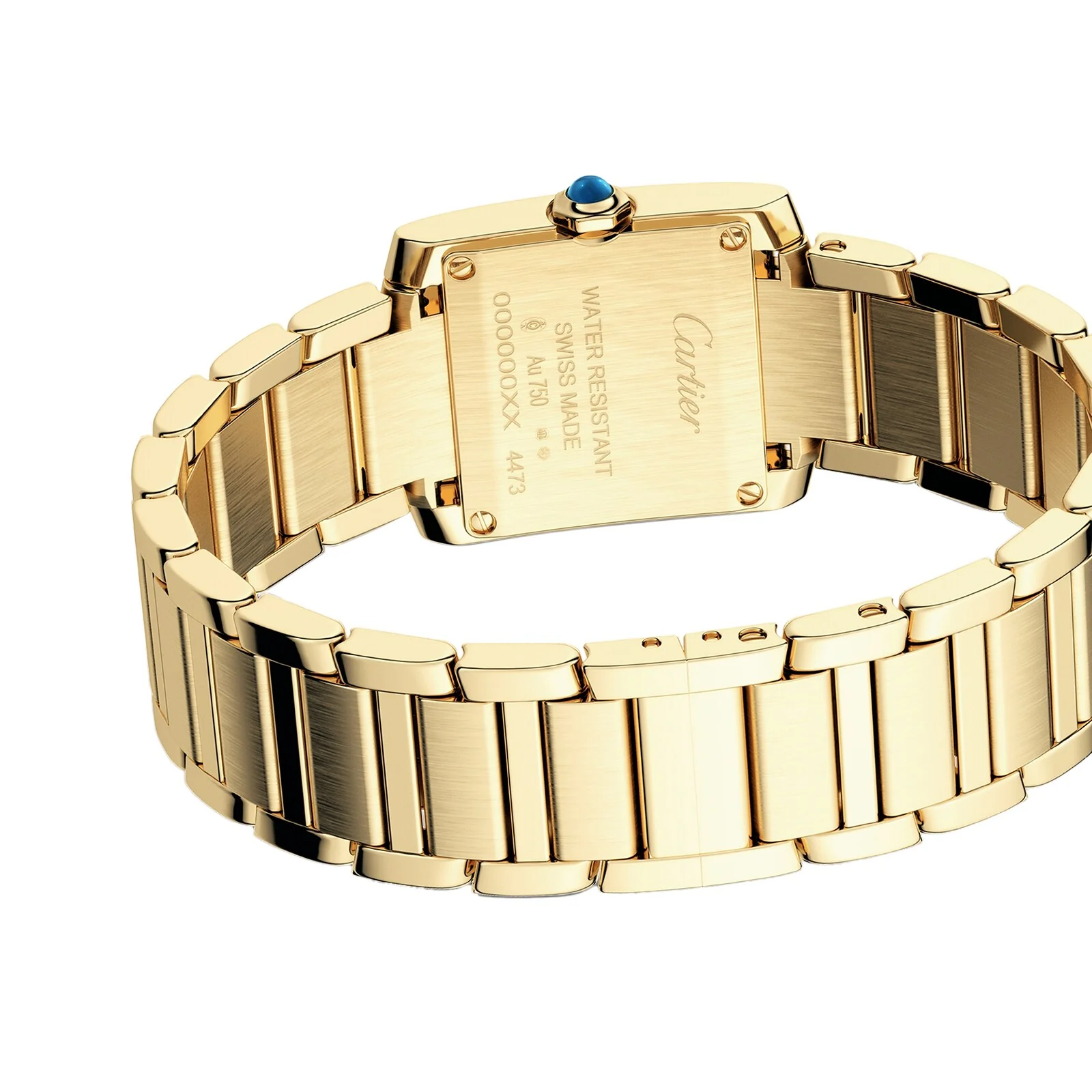 Tank Française Small Model | 21mm, 18K Yellow Gold, Sundust Dial - Image 7