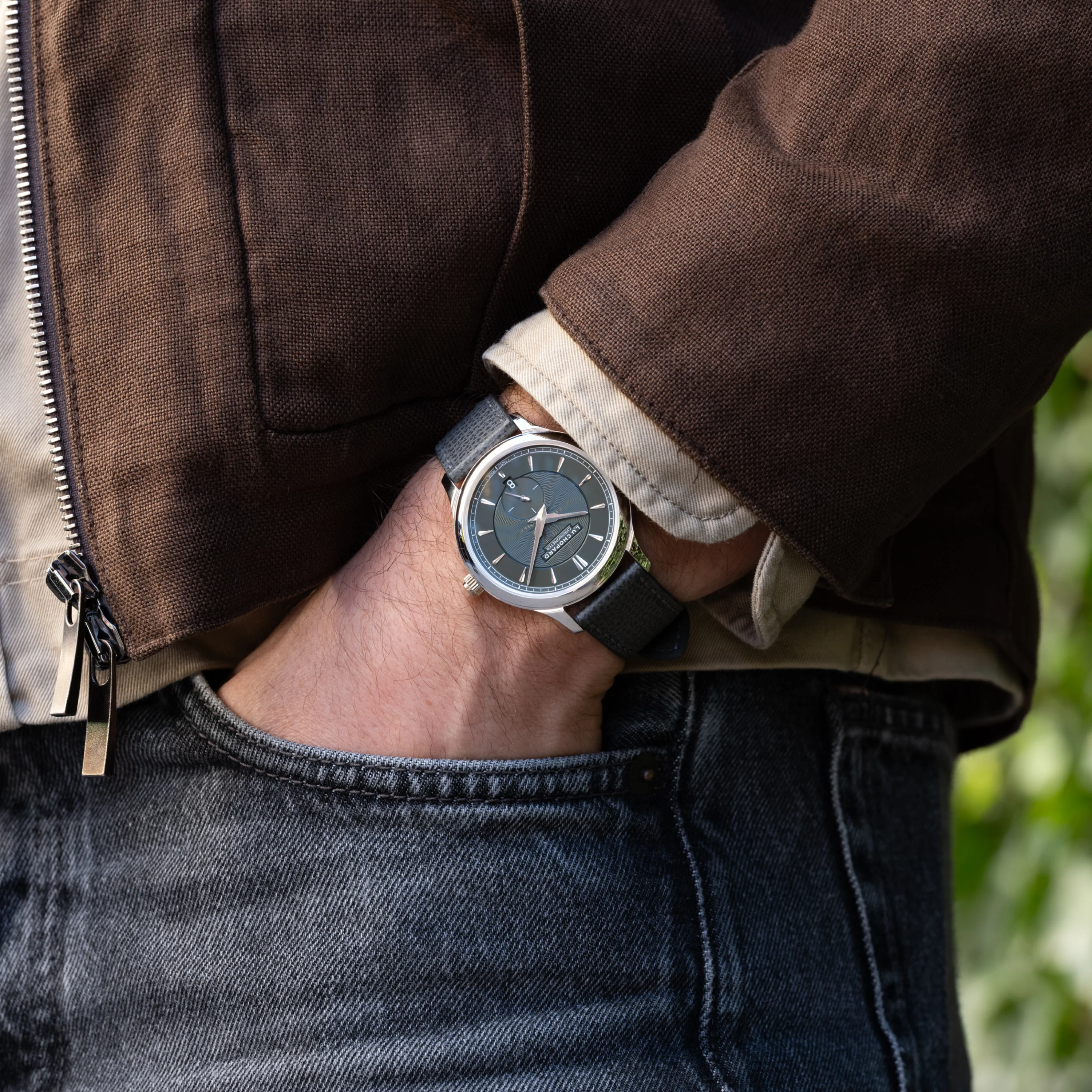 Chopard L.U.C XPS 1860 Officer Limited Edition For Hodinkee - Image 9