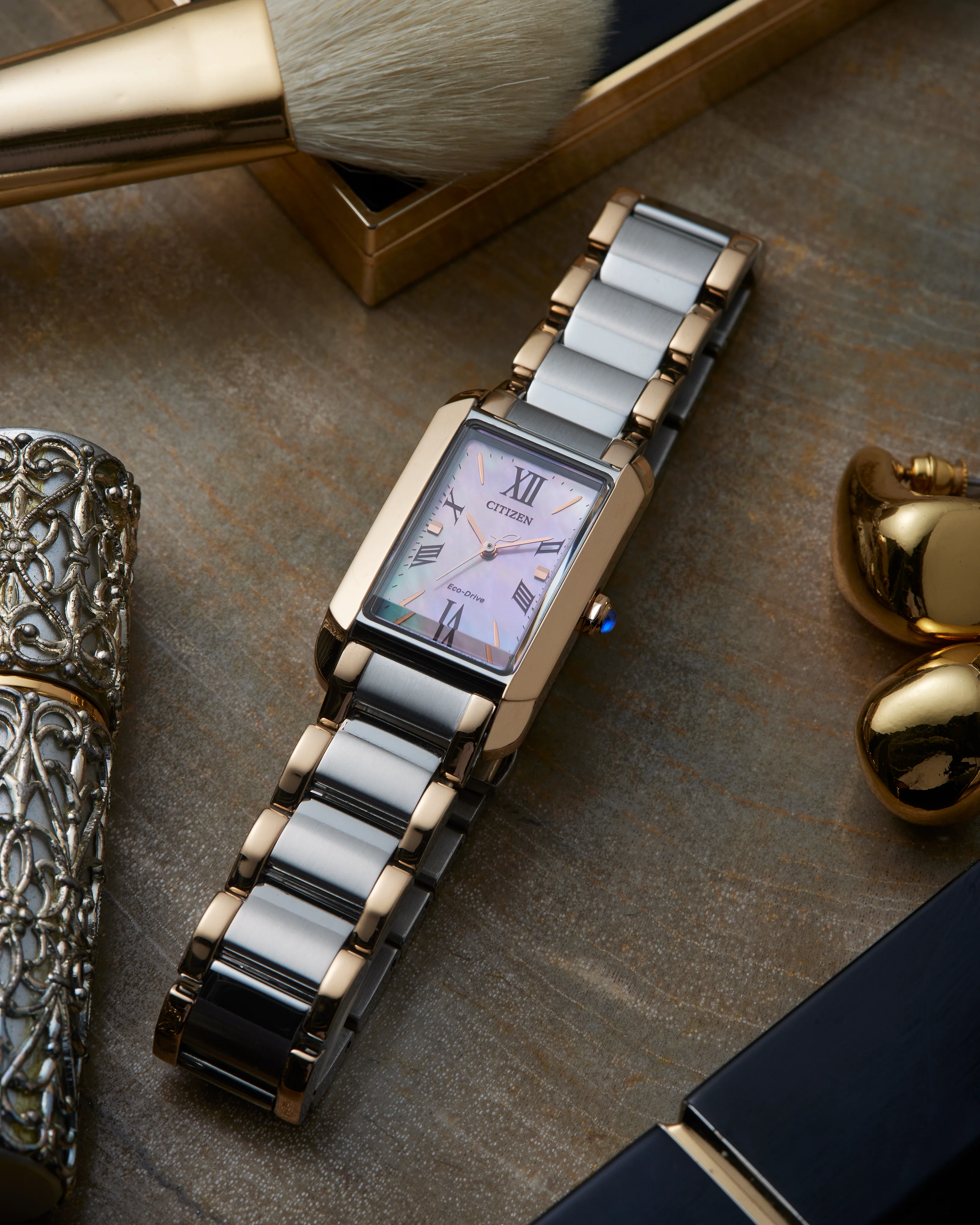 Bianca | 32mm, Steel and PVD Colour, Two-Tone Steel & PVD Colour, Mother of Pearl Dial - Image 6
