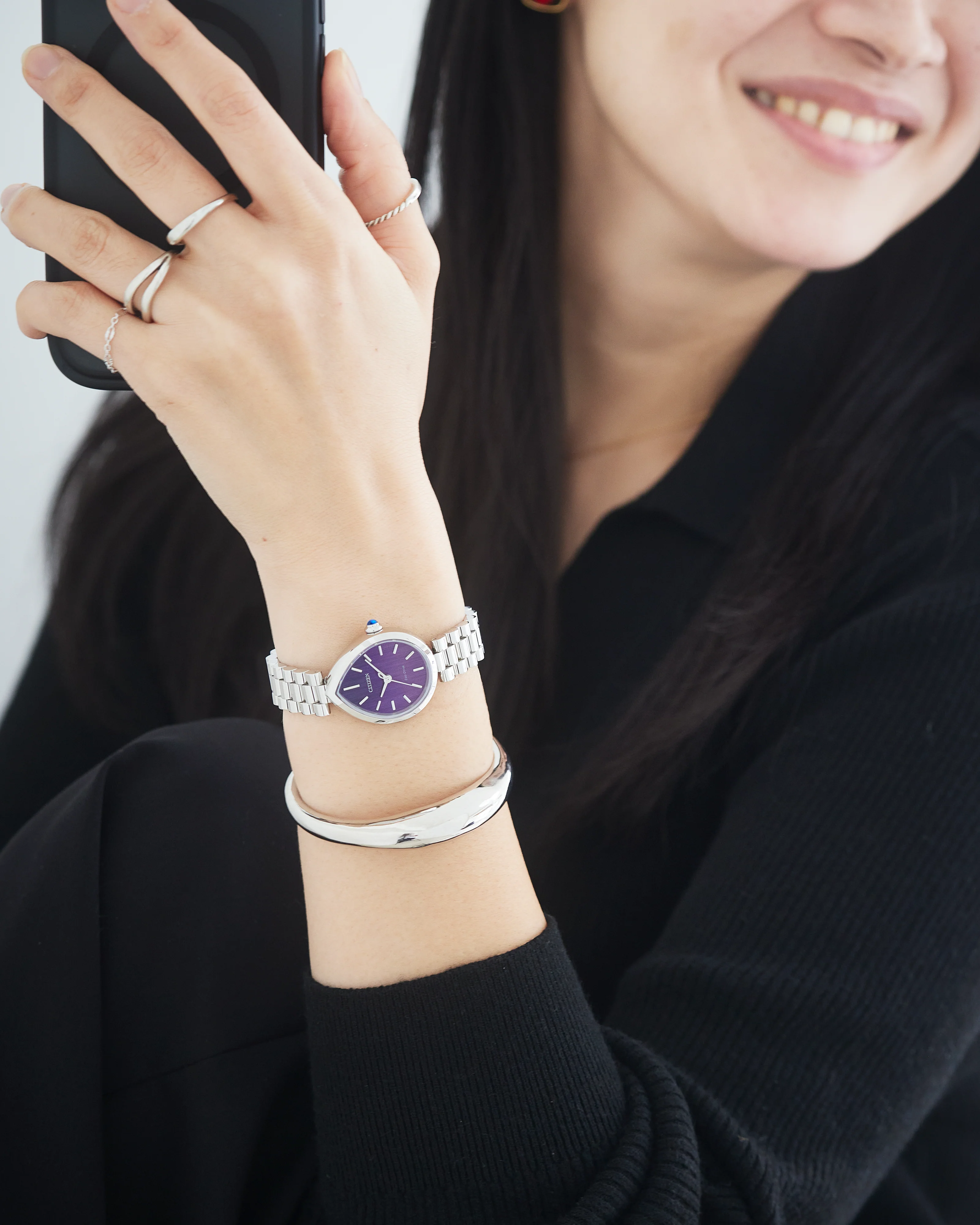 Rainell | 26mm, Steel, Purple Dial - Image 4