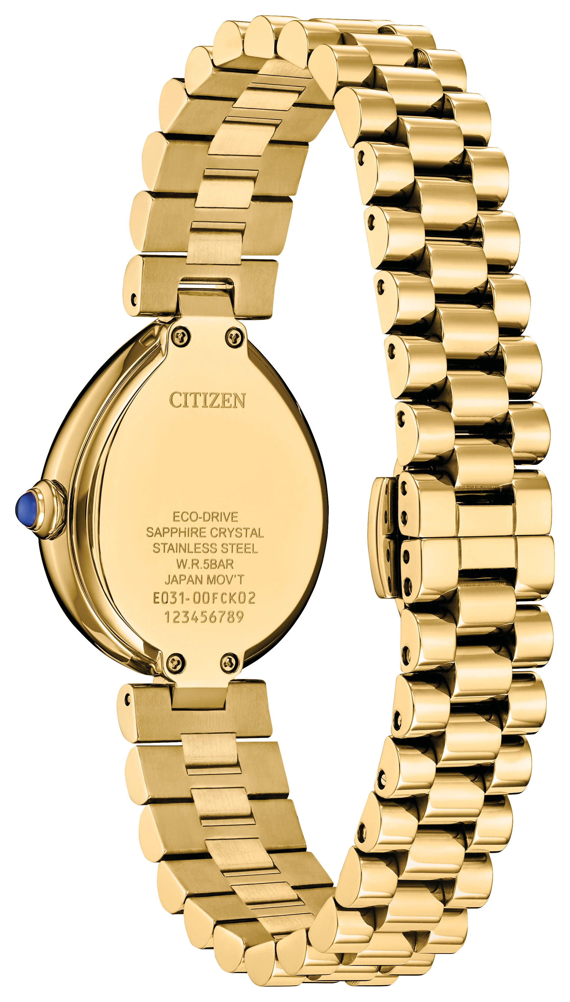 Citizen L Rainell | 26mm, 14K Rose Gold Plated Steel, Steel, Gold Dial - Image 3