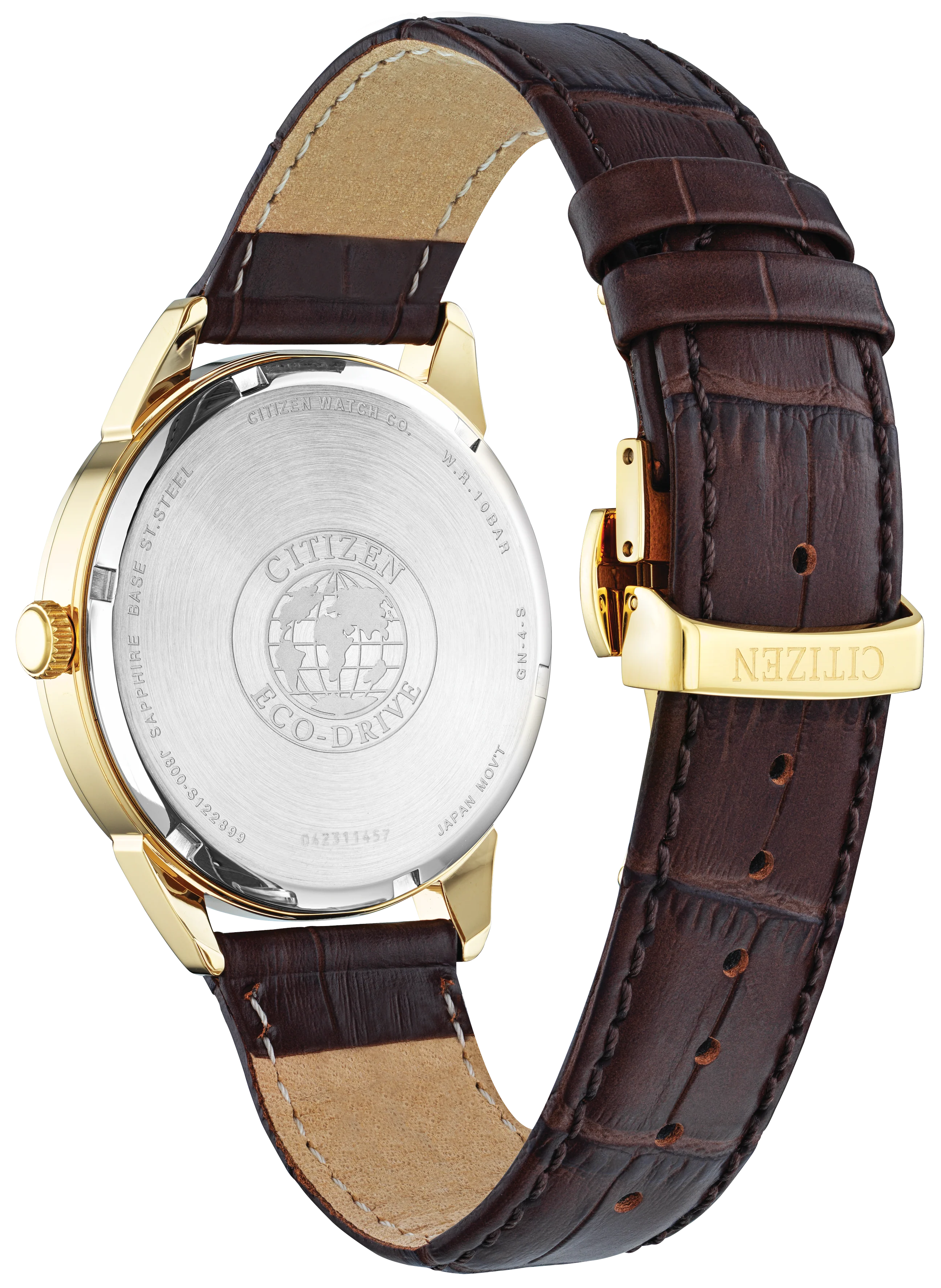 Rolan | 40mm, 14K Rose Gold Plated Steel, Leather, Champagne Dial - Image 3