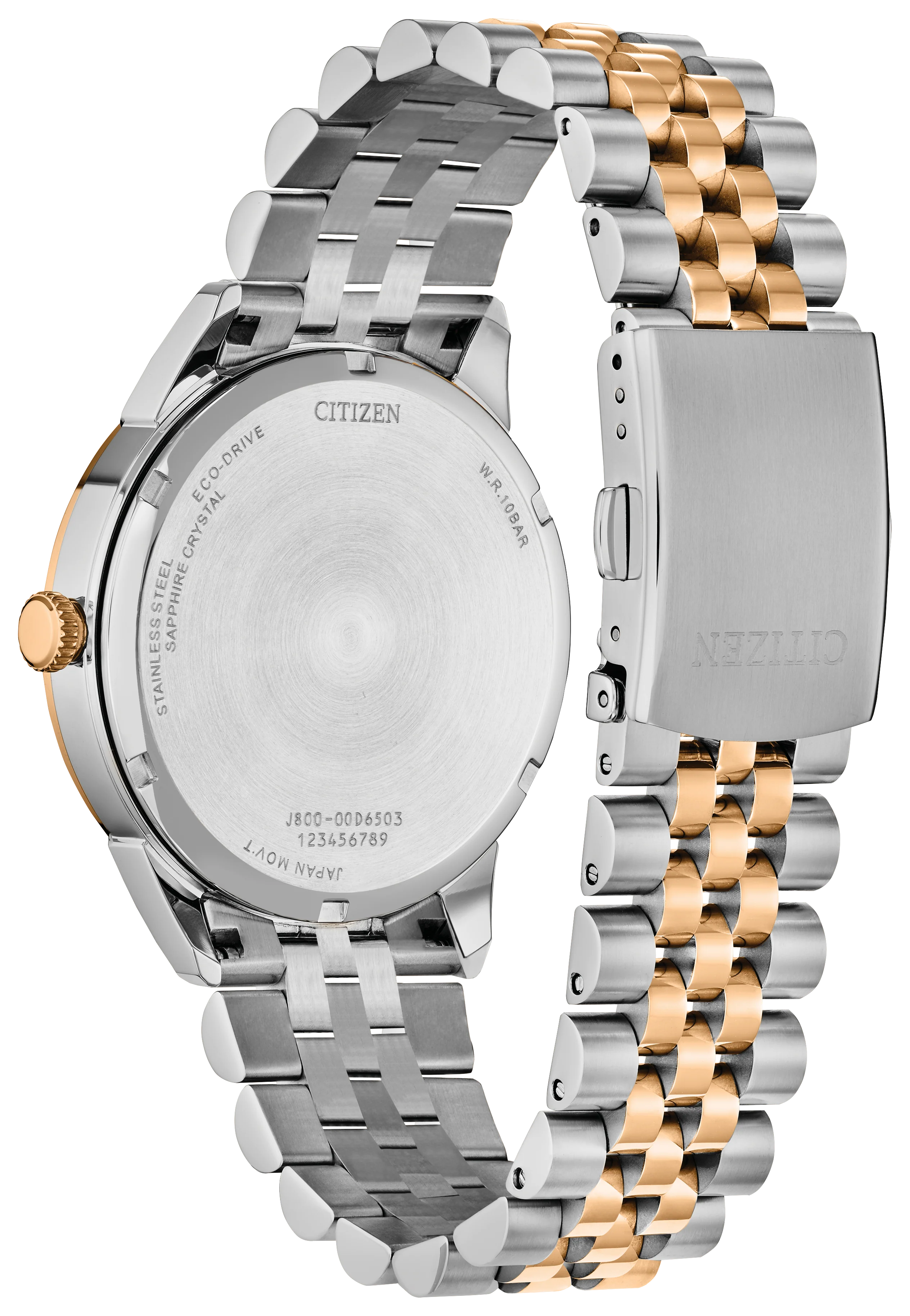 Rolan | 41mm, 14K Rose Gold Plated Steel, 9K Rose Gold Plated Steel, Brown Dial - Image 3