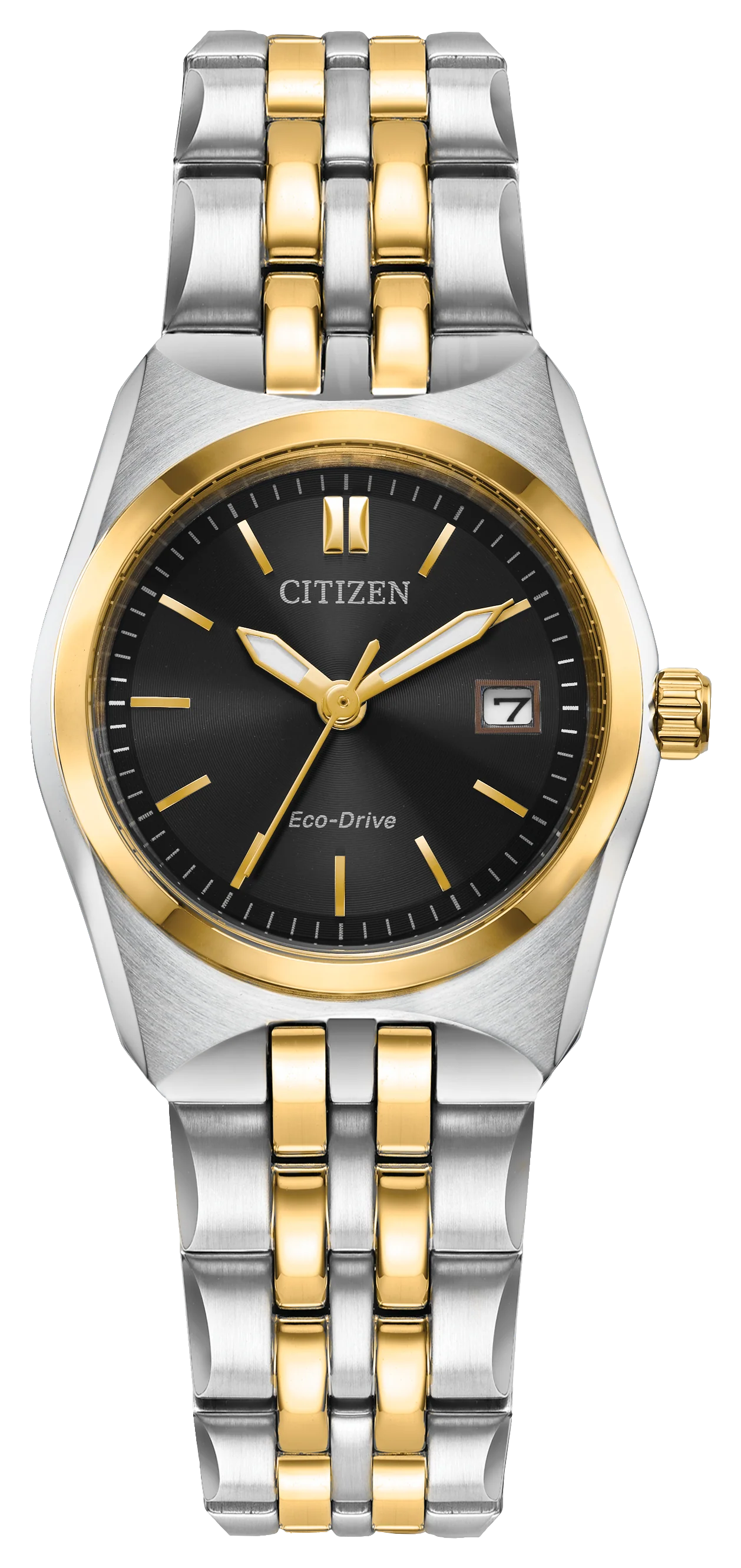 Corso | 33mm, Two-Tone Steel & PVD Yellow Gold, Black Dial