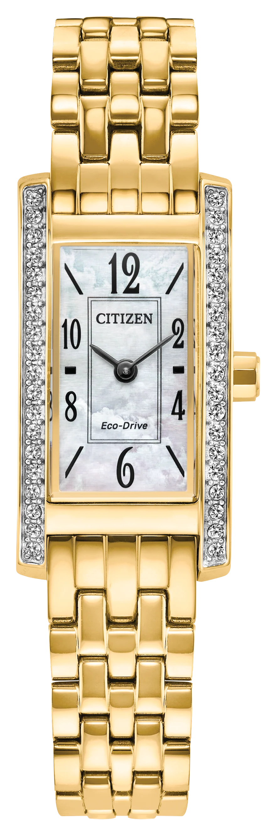 Classic Eco | 14mm, Steel, Two-Tone Steel & PVD Yellow Gold, Diamond Mother of Pearl Dial