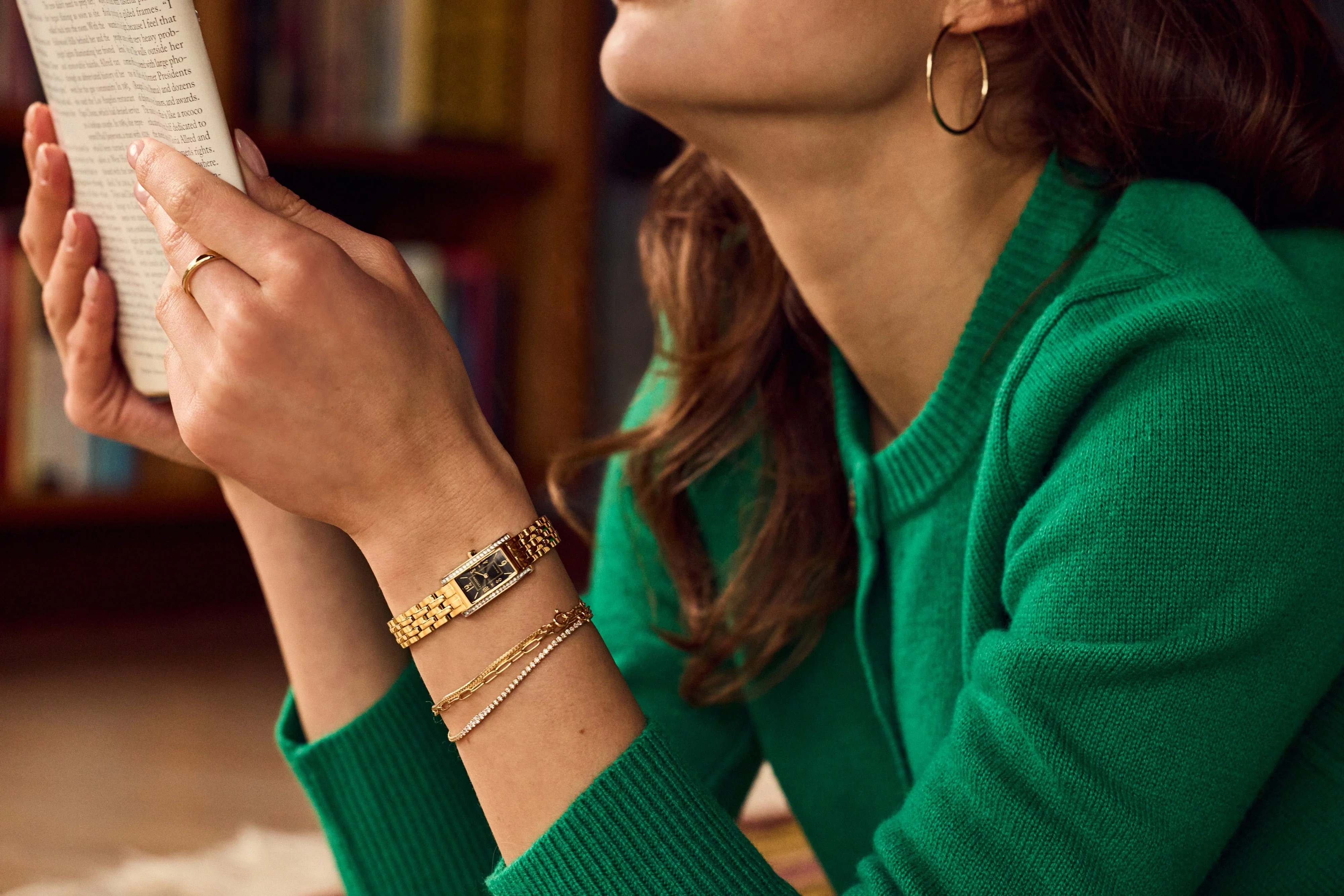 Classic Eco | 15mm, 14K Yellow Gold Plated Steel, Steel, Black Dial - Image 4