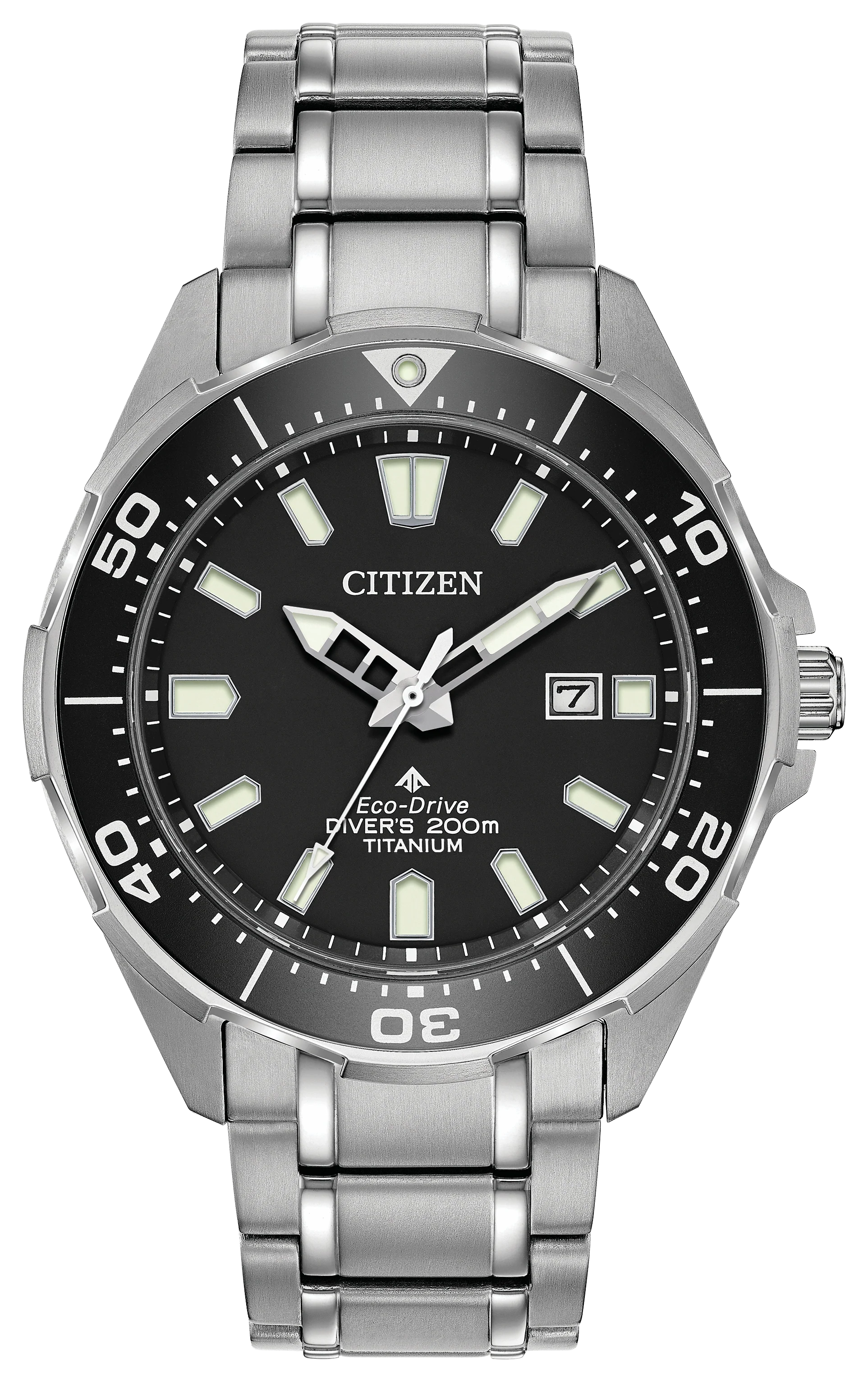 Dive 3 | 44mm, Titanium, Black Dial