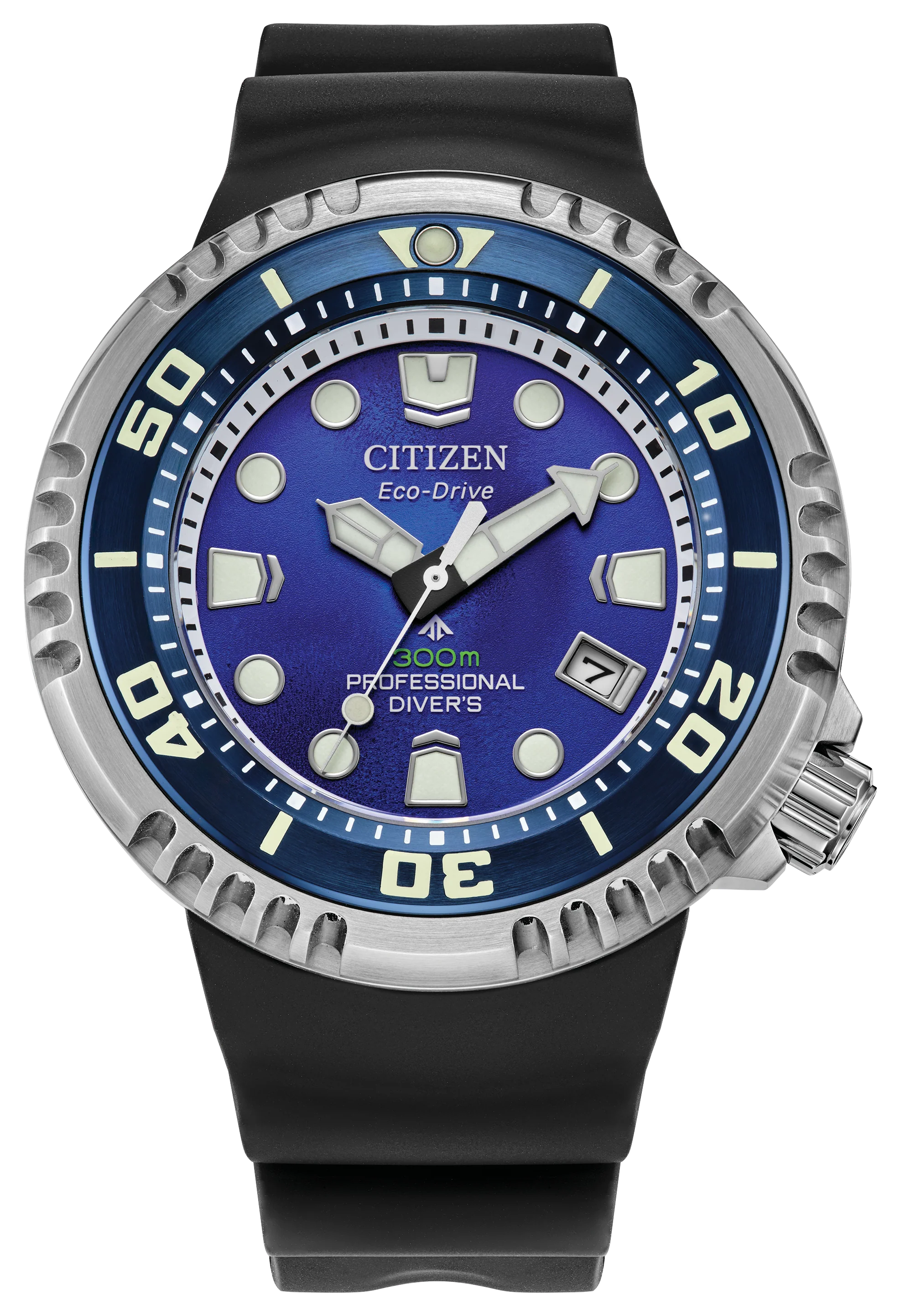 Dive | 46mm, Steel, Rubber, Blue Dial