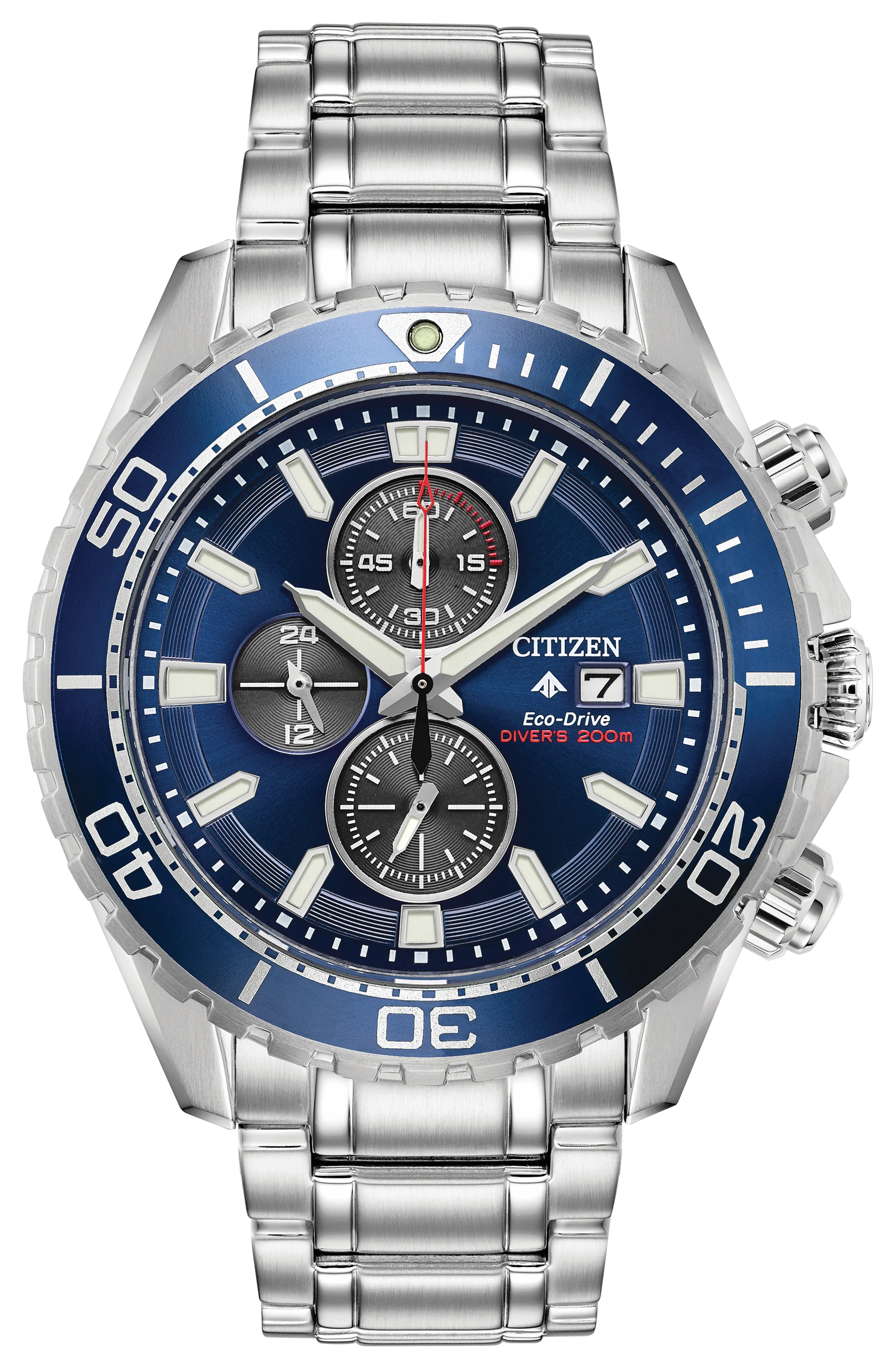 Dive 3 | 46mm, Steel, Blue Dial
